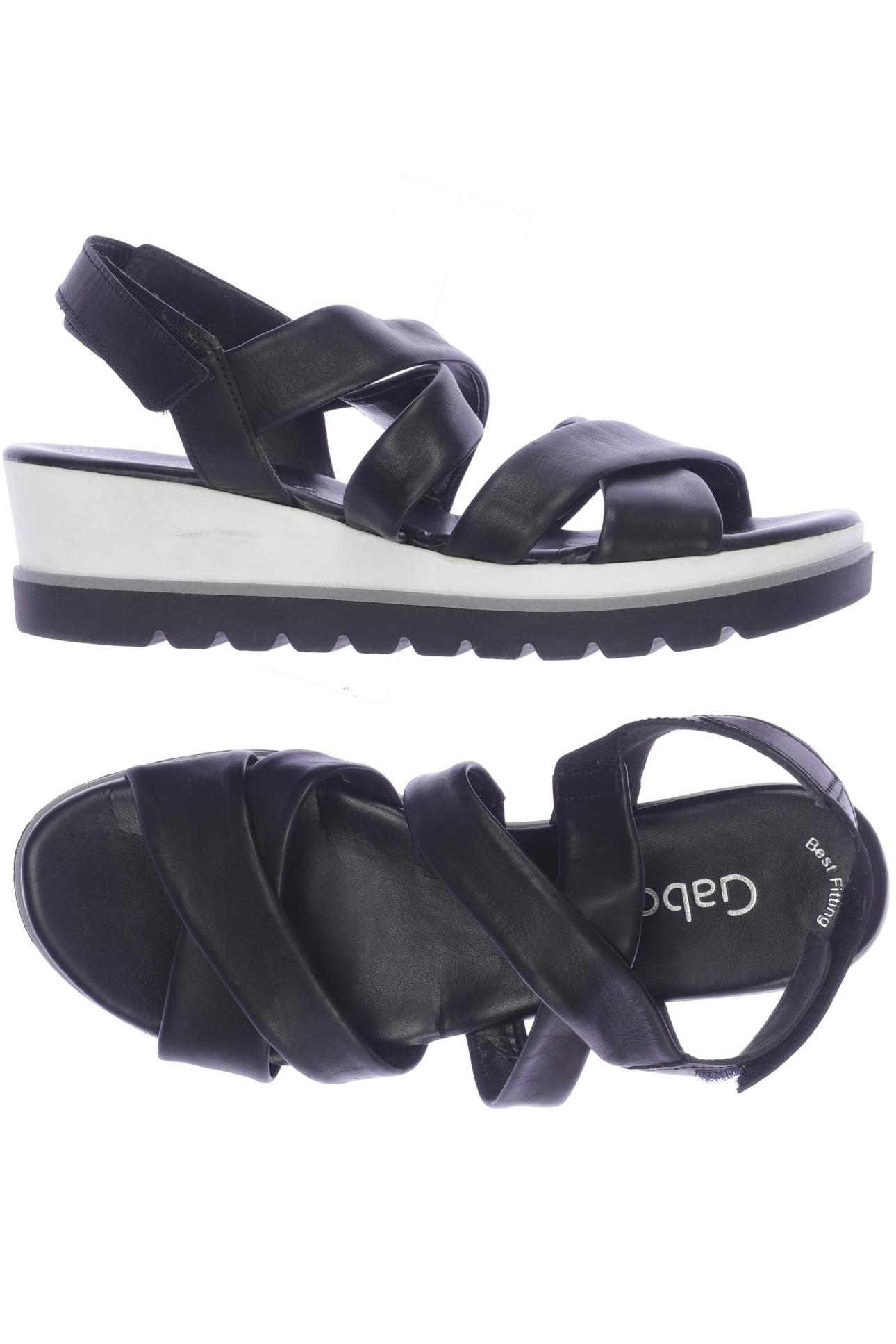 

Gabor Damen Sandale, schwarz, Gr. 4.5
