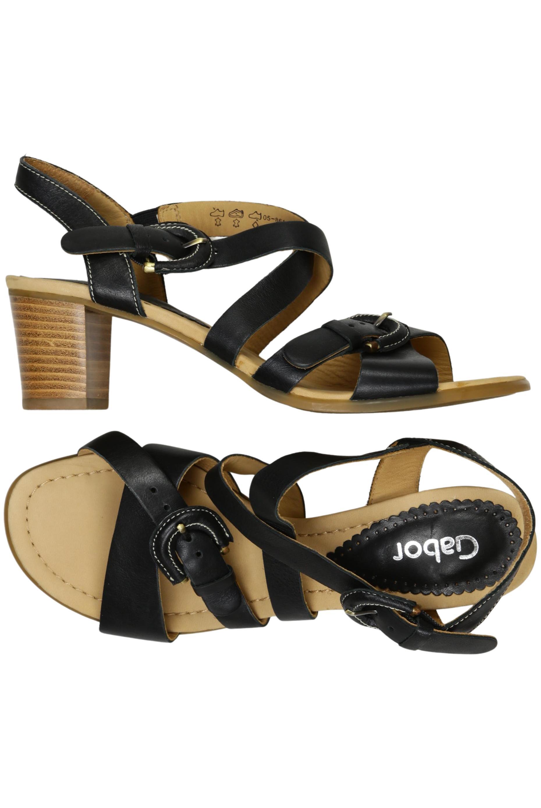 

Gabor Damen Sandale, schwarz, Gr. 6