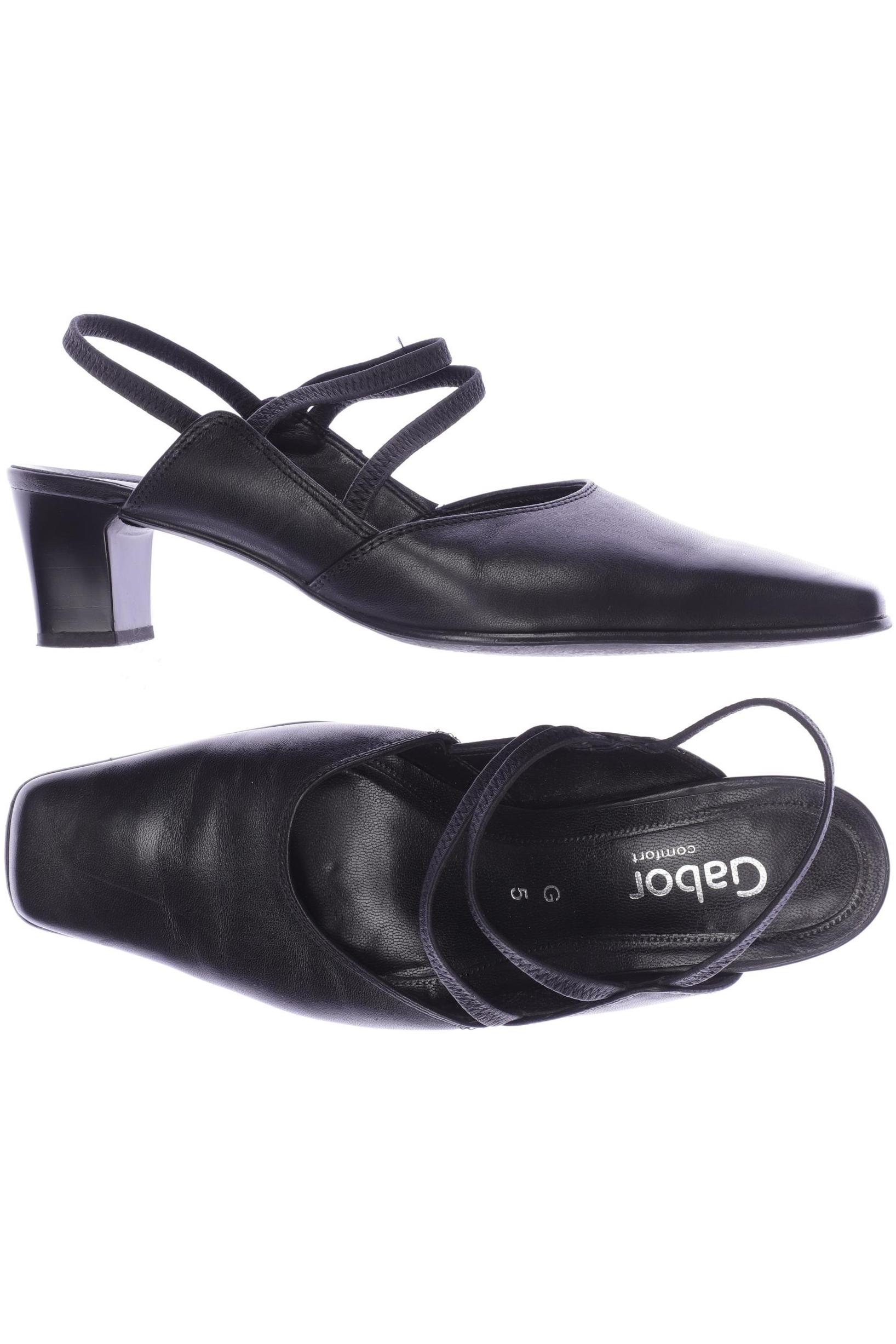 

Gabor Damen Sandale, schwarz, Gr. 5