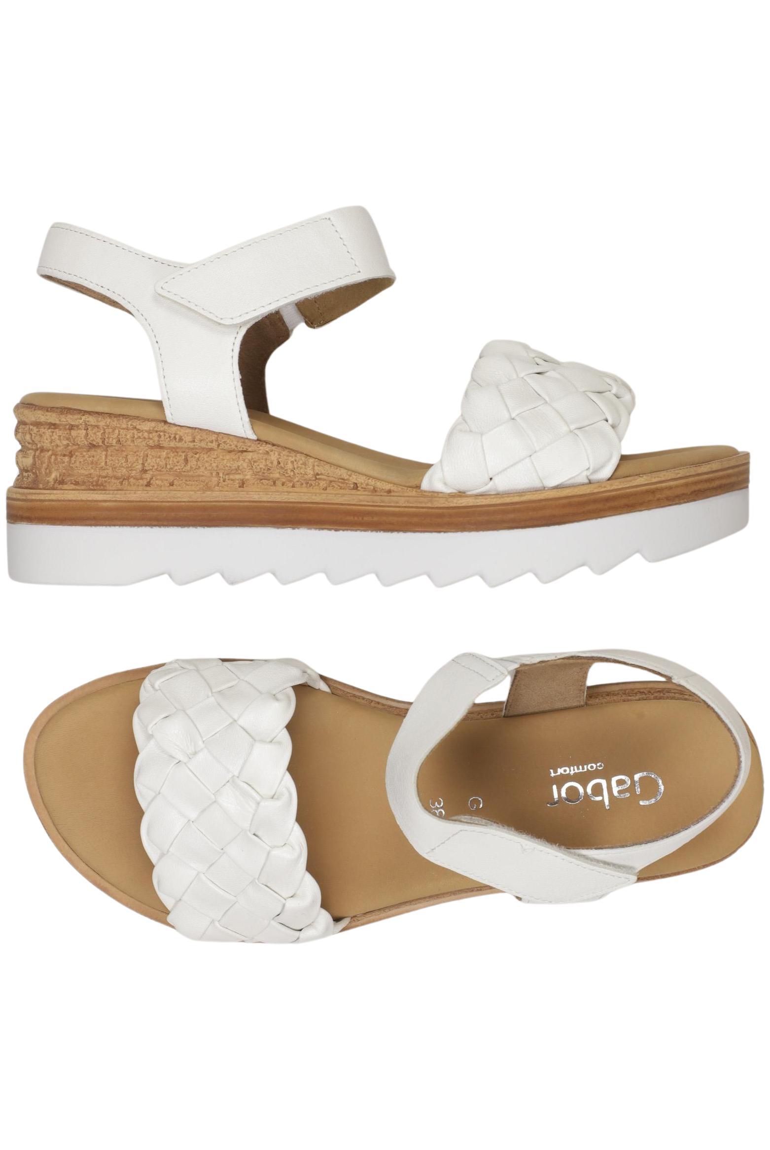 

Gabor Damen Sandale, weiß, Gr. 38