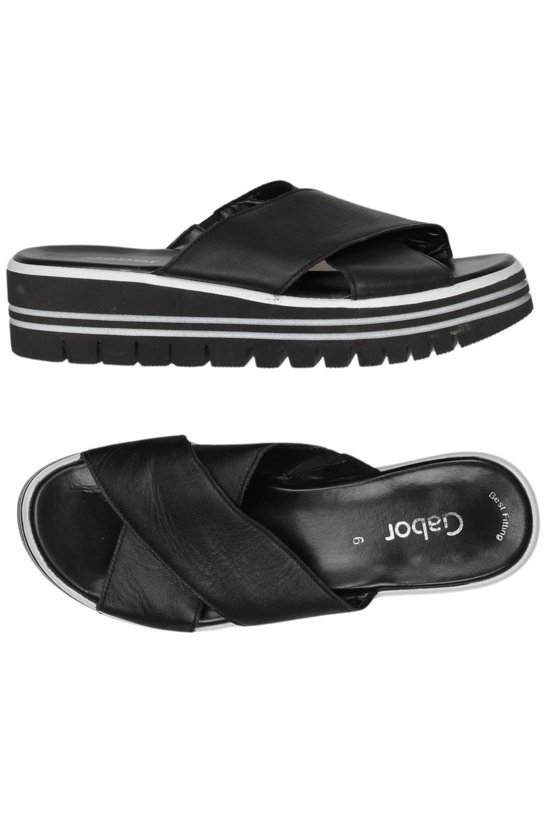 

Gabor Damen Sandale, schwarz, Gr. 6