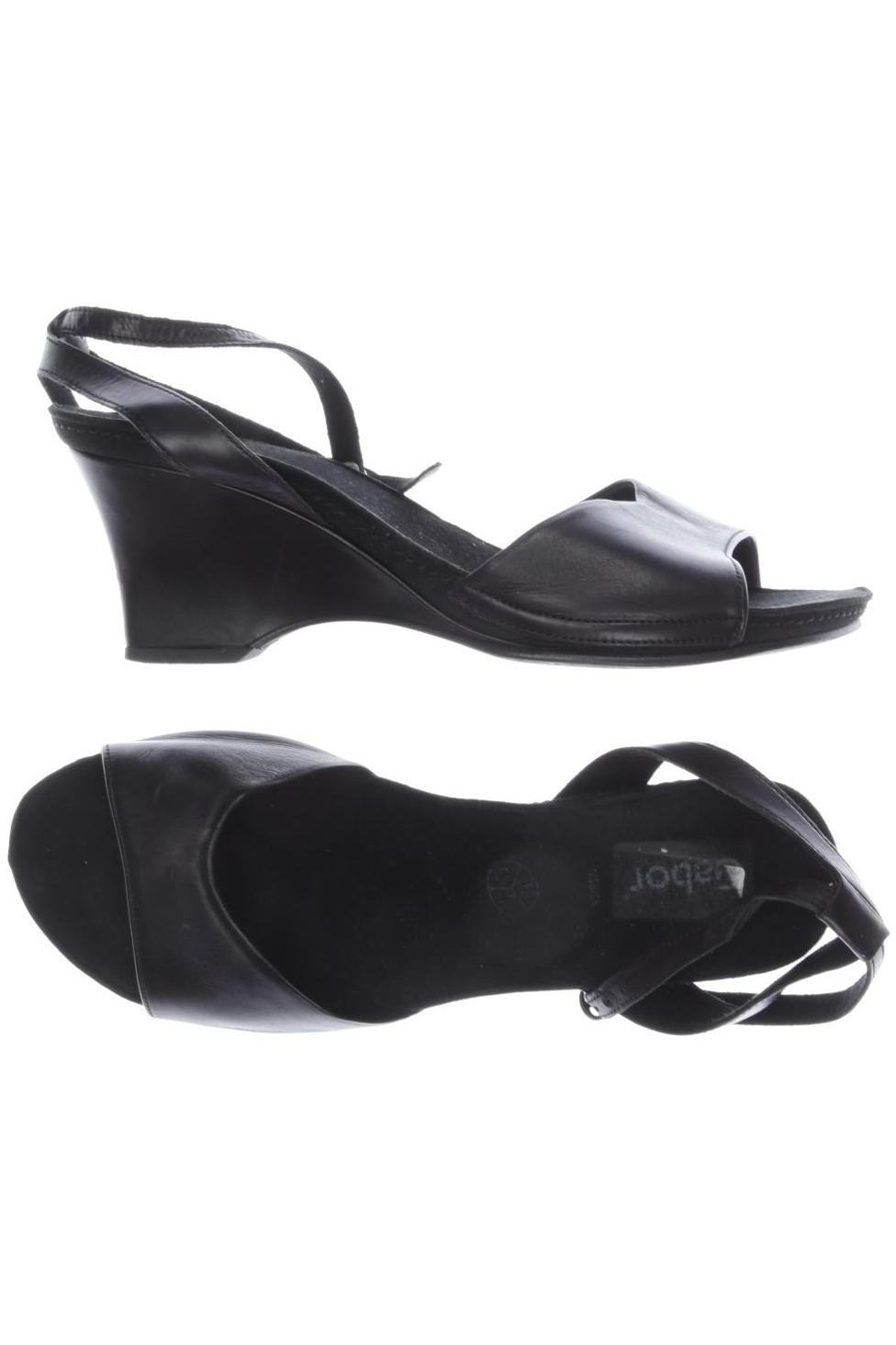 

Gabor Damen Sandale, schwarz, Gr. 38.5