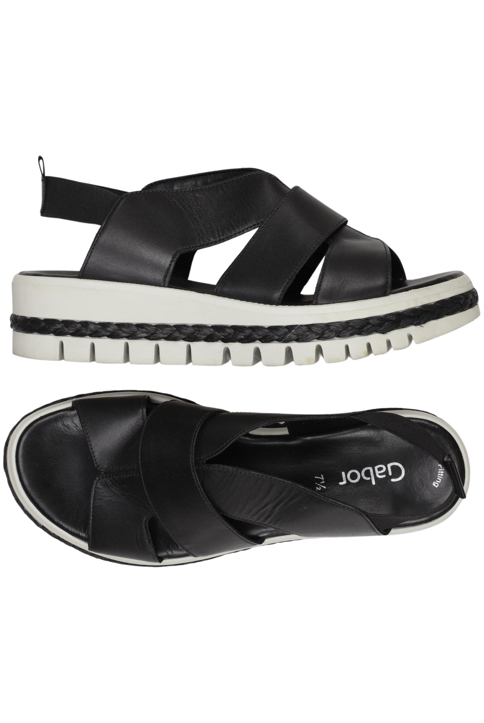 

Gabor Damen Sandale, schwarz, Gr. 7.5