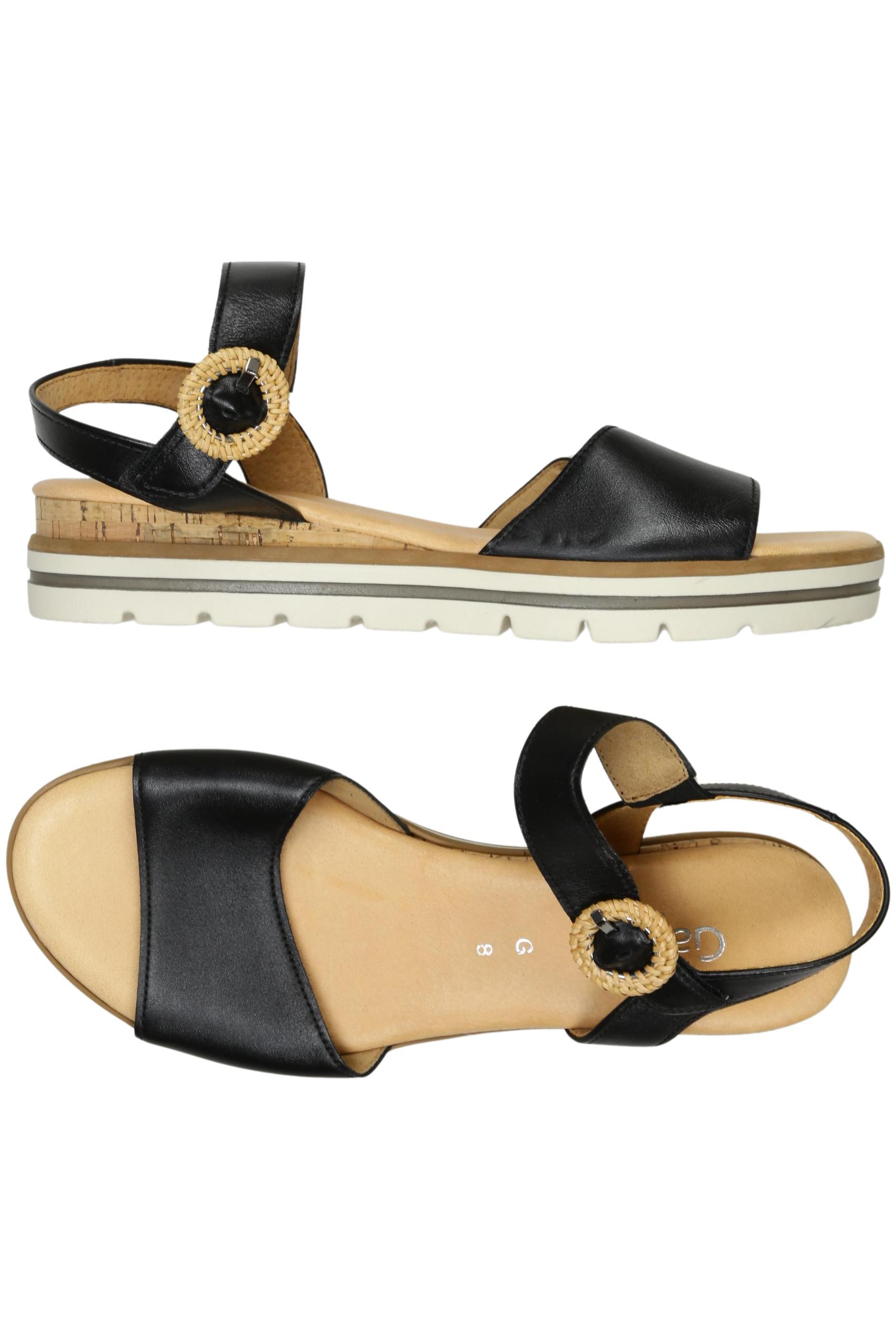 

Gabor Damen Sandale, schwarz, Gr. 8