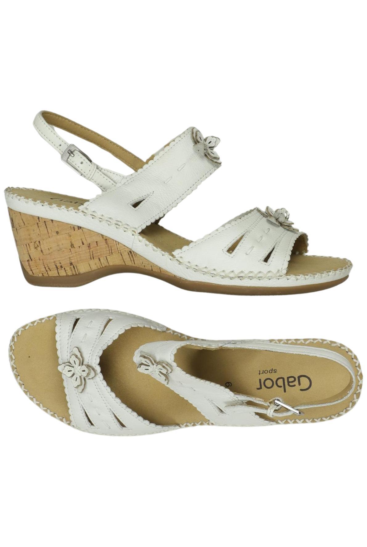 

Gabor Damen Sandale, weiß, Gr. 6