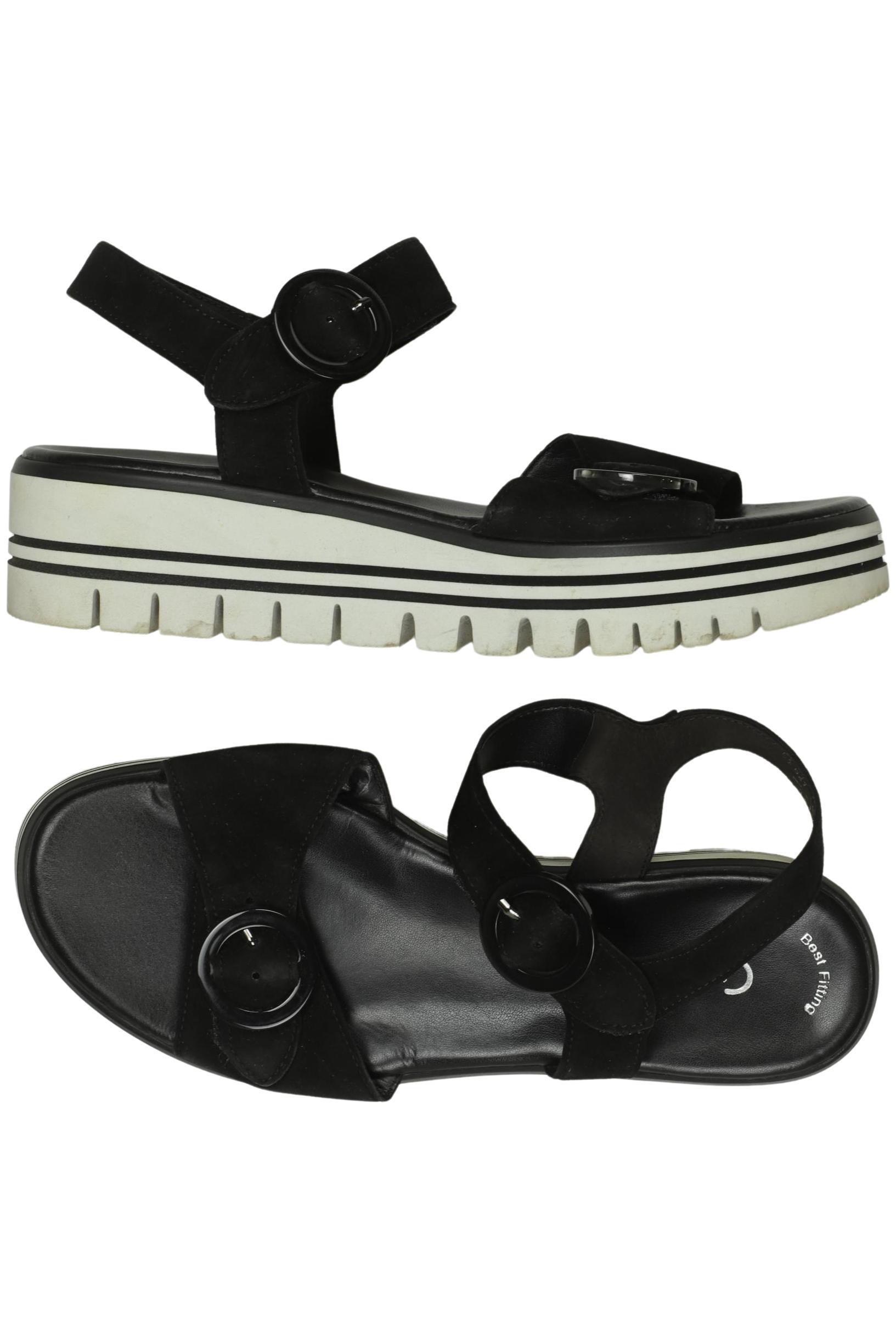 

Gabor Damen Sandale, schwarz, Gr. 6.5