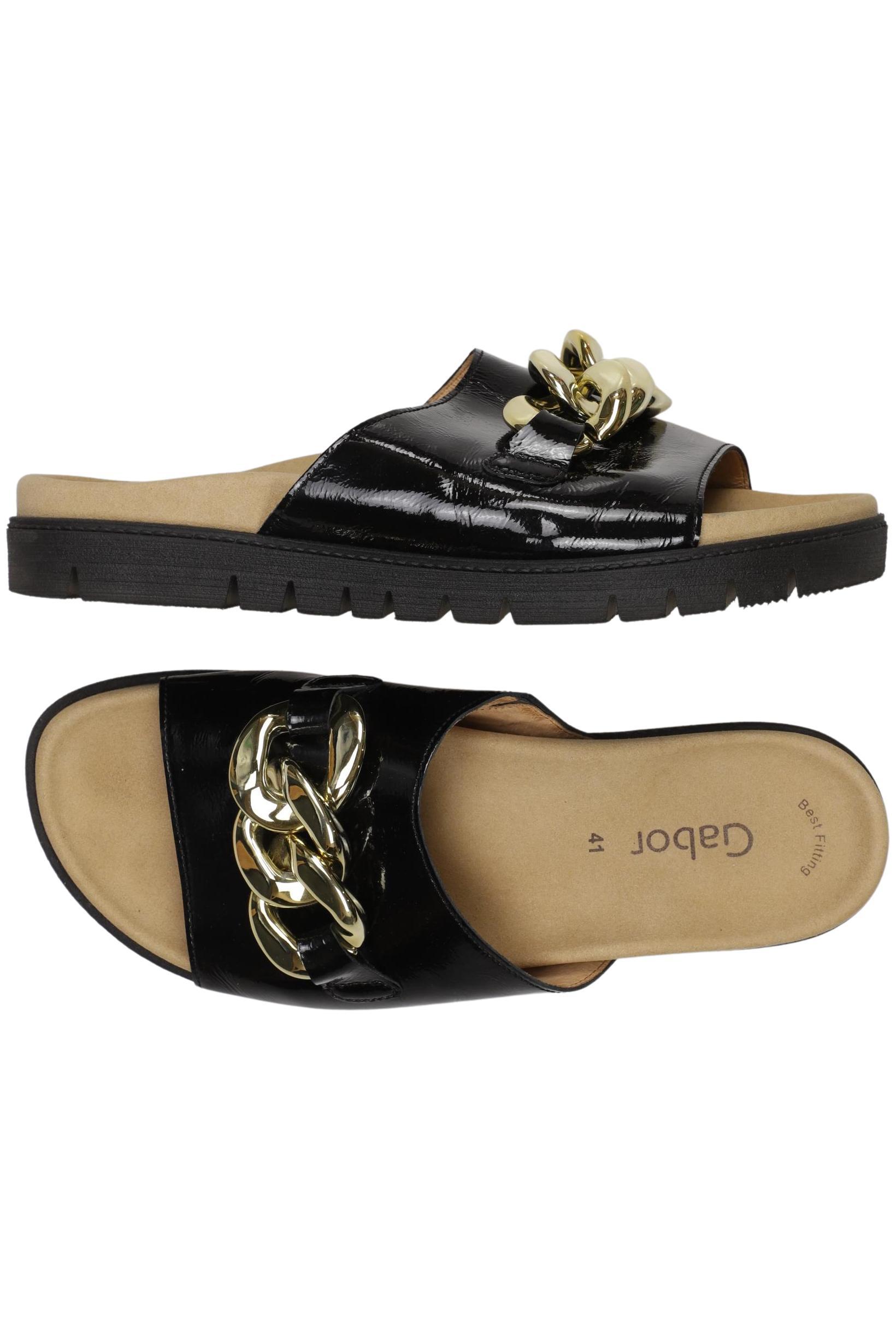 

Gabor Damen Sandale, schwarz, Gr. 41