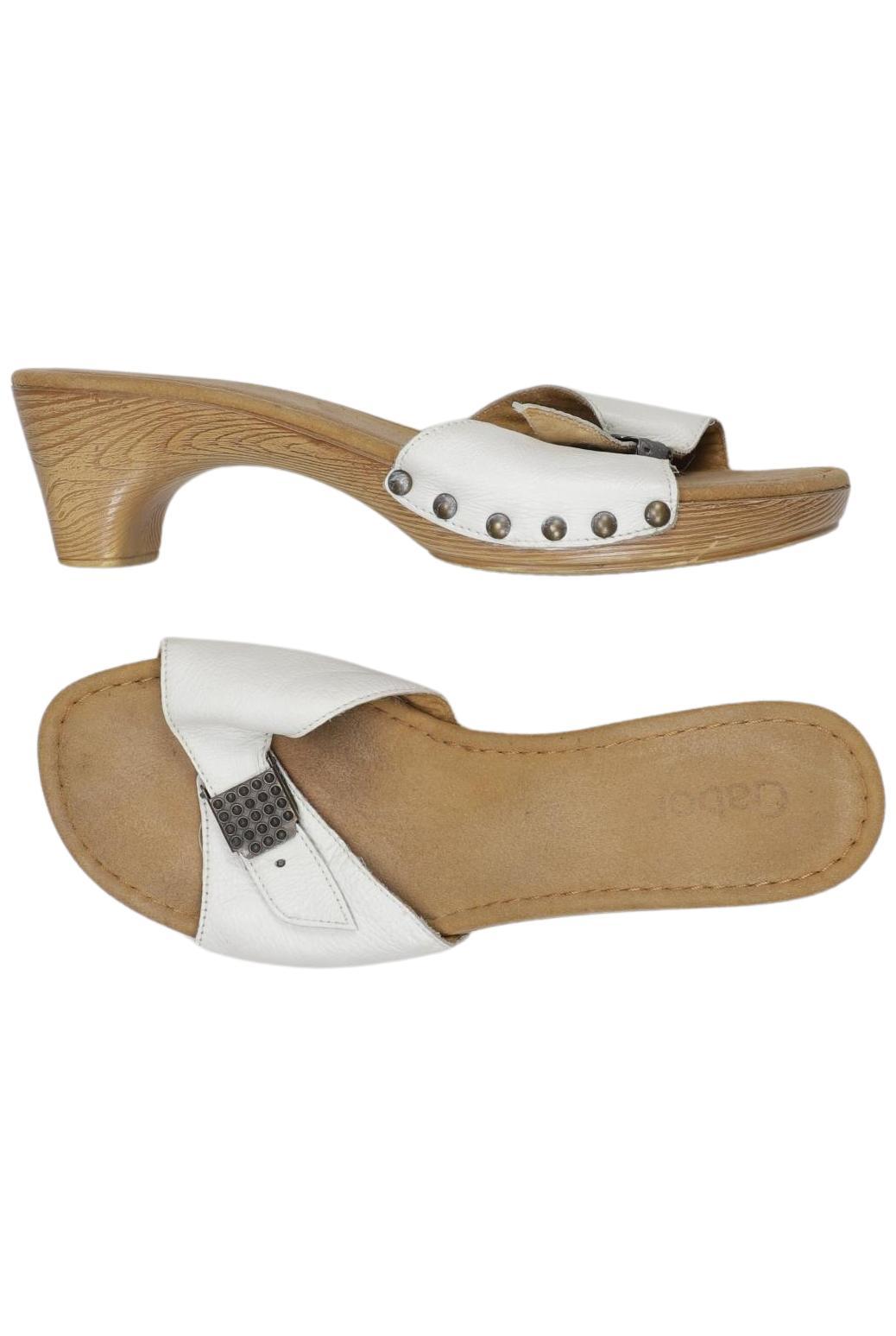 

Gabor Damen Sandale, weiß, Gr. 6.5