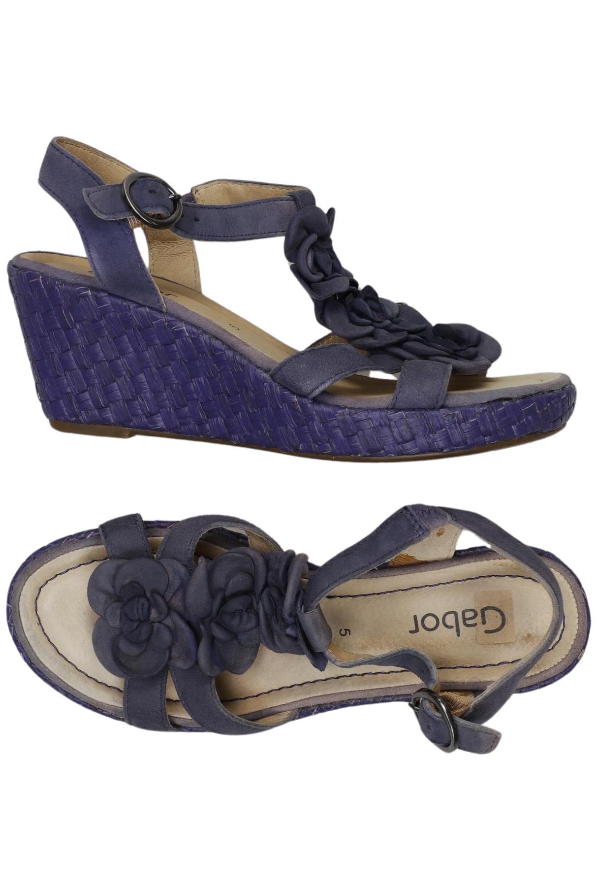 

Gabor Damen Sandale, blau, Gr. 5