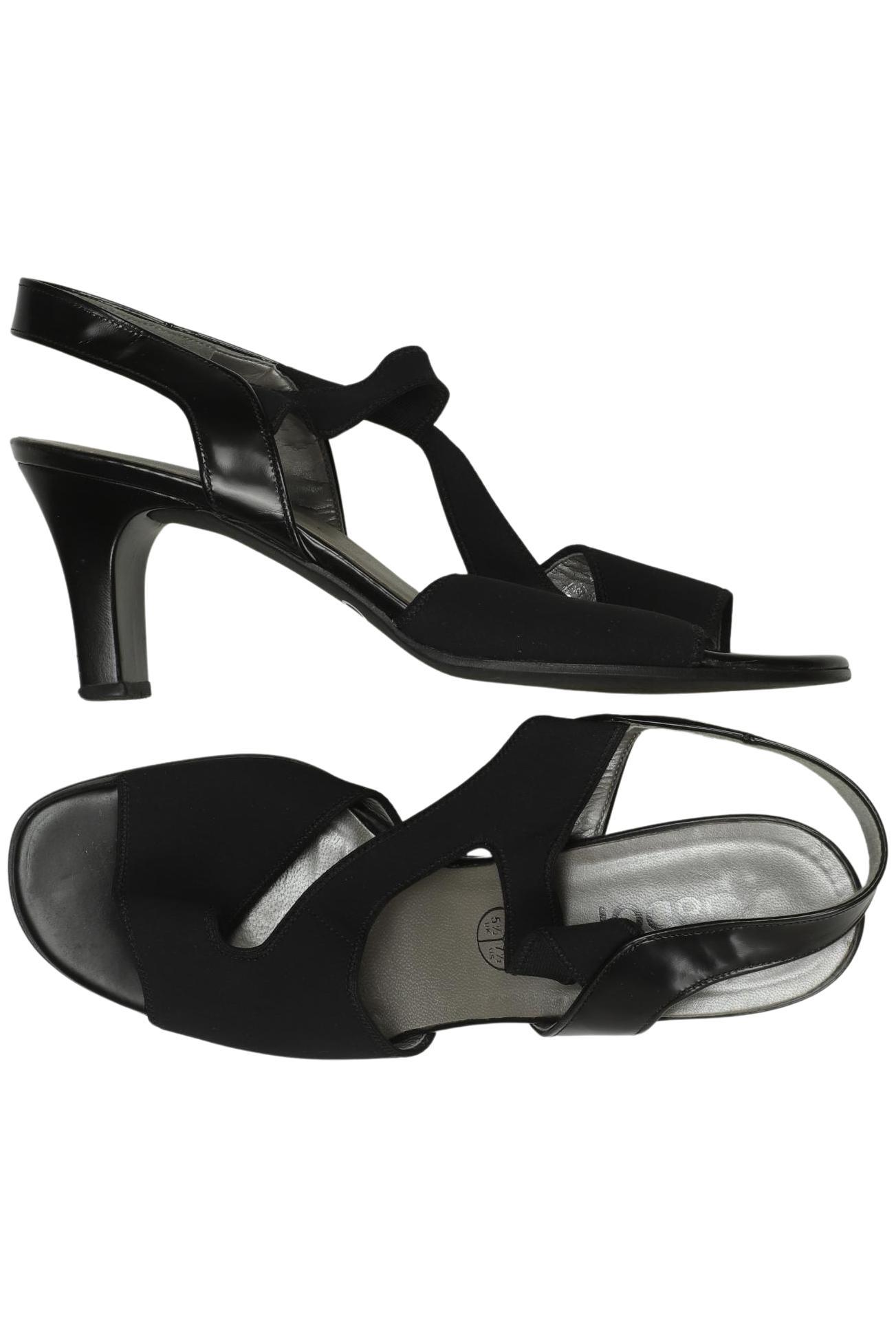 

Gabor Damen Sandale, schwarz, Gr. 38.5