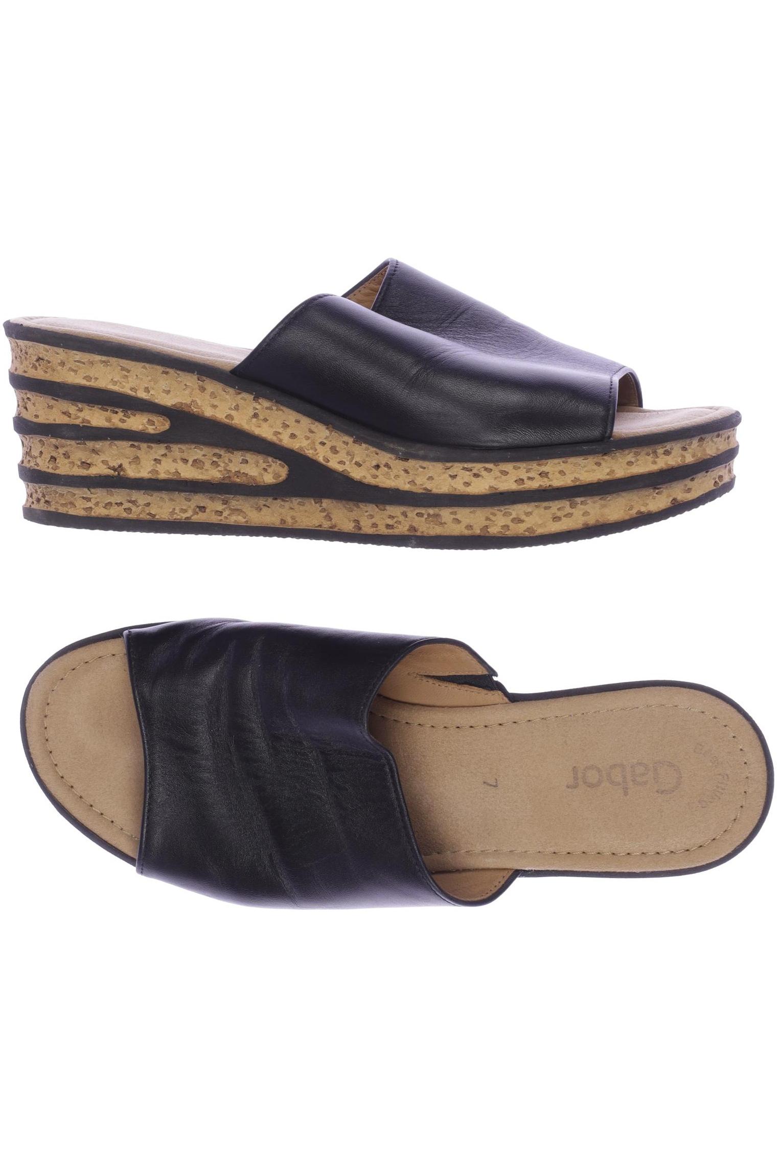 

Gabor Damen Sandale, schwarz, Gr. 7