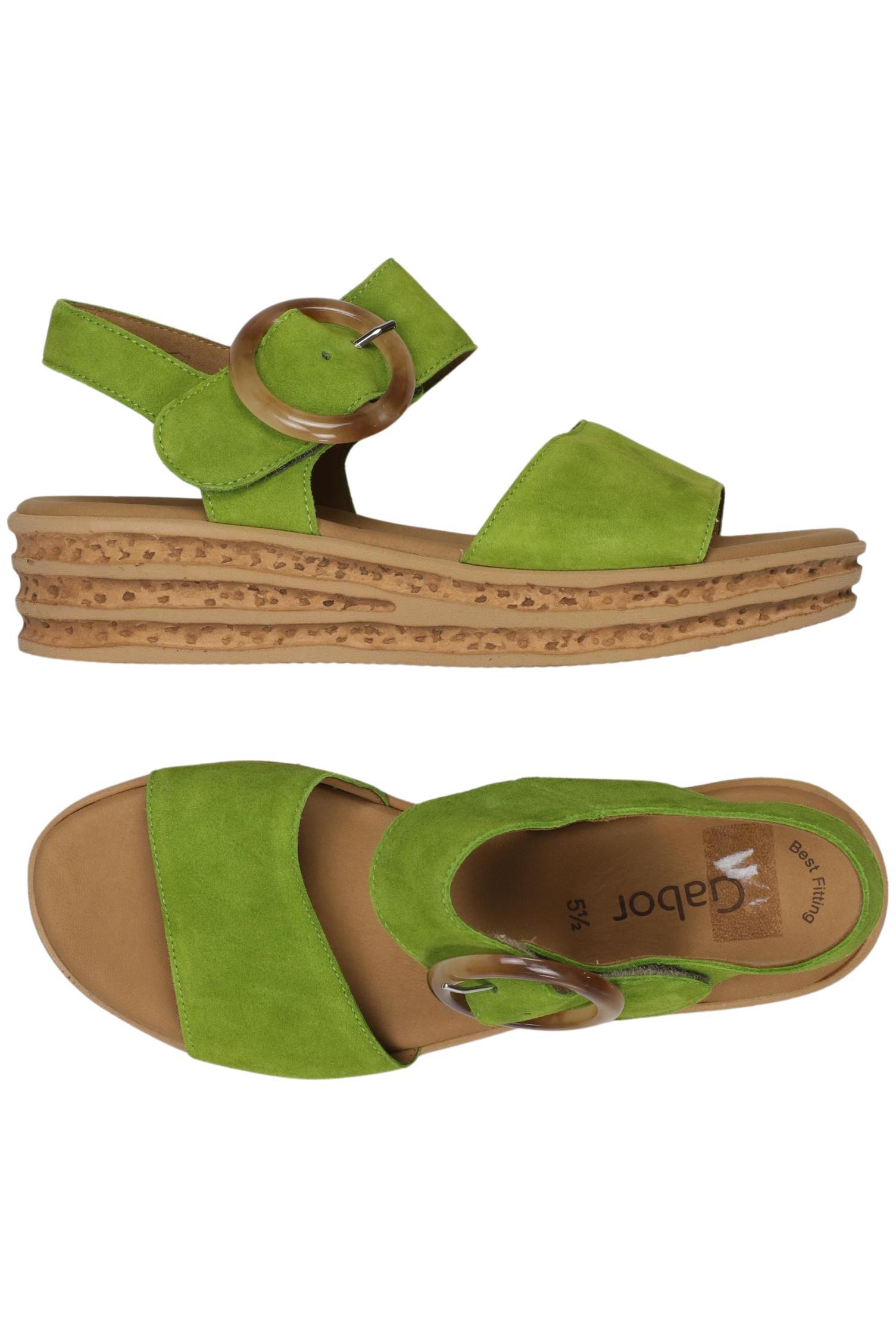 

Gabor Damen Sandale, grün, Gr. 5.5