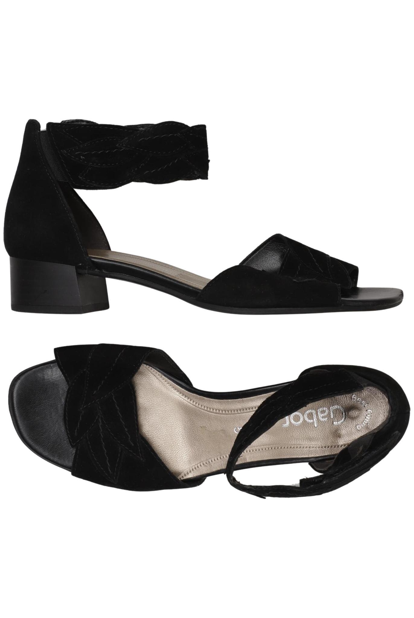 

Gabor Damen Sandale, schwarz, Gr. 5