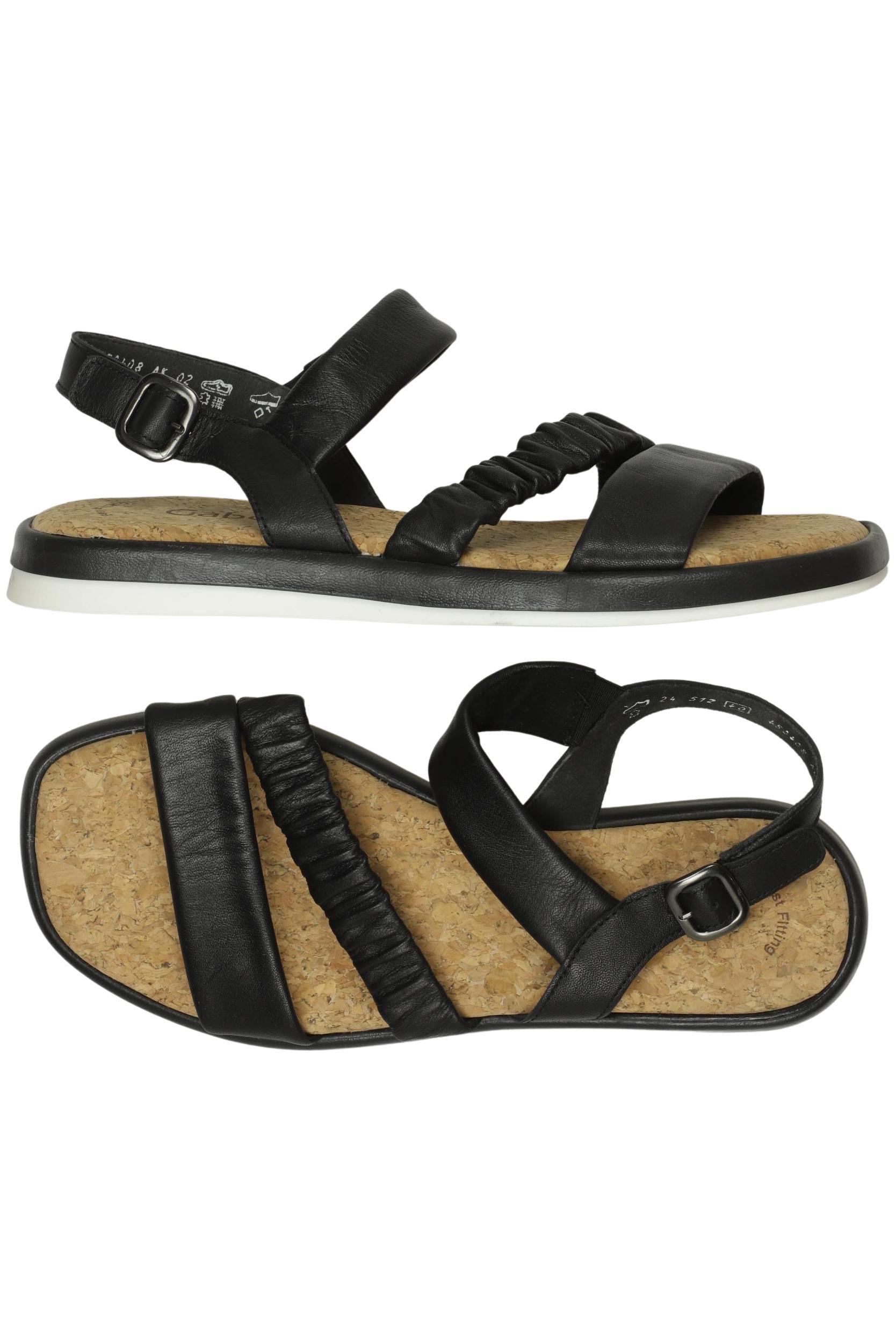 

Gabor Damen Sandale, schwarz, Gr. 40
