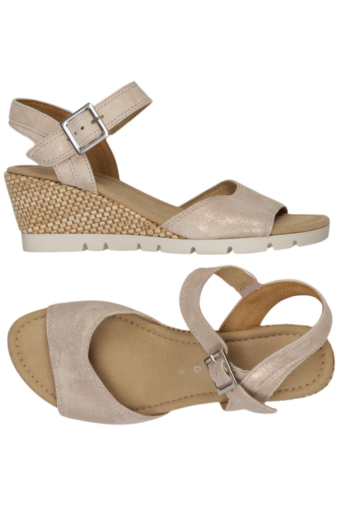 

Gabor Damen Sandale, beige, Gr. 5