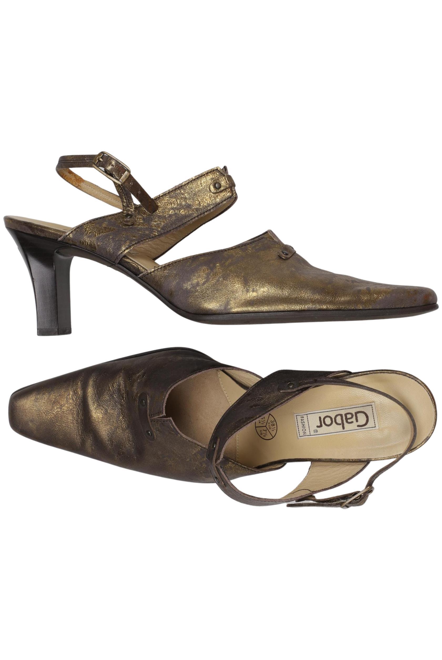 

Gabor Damen Sandale, gold, Gr. 38.5