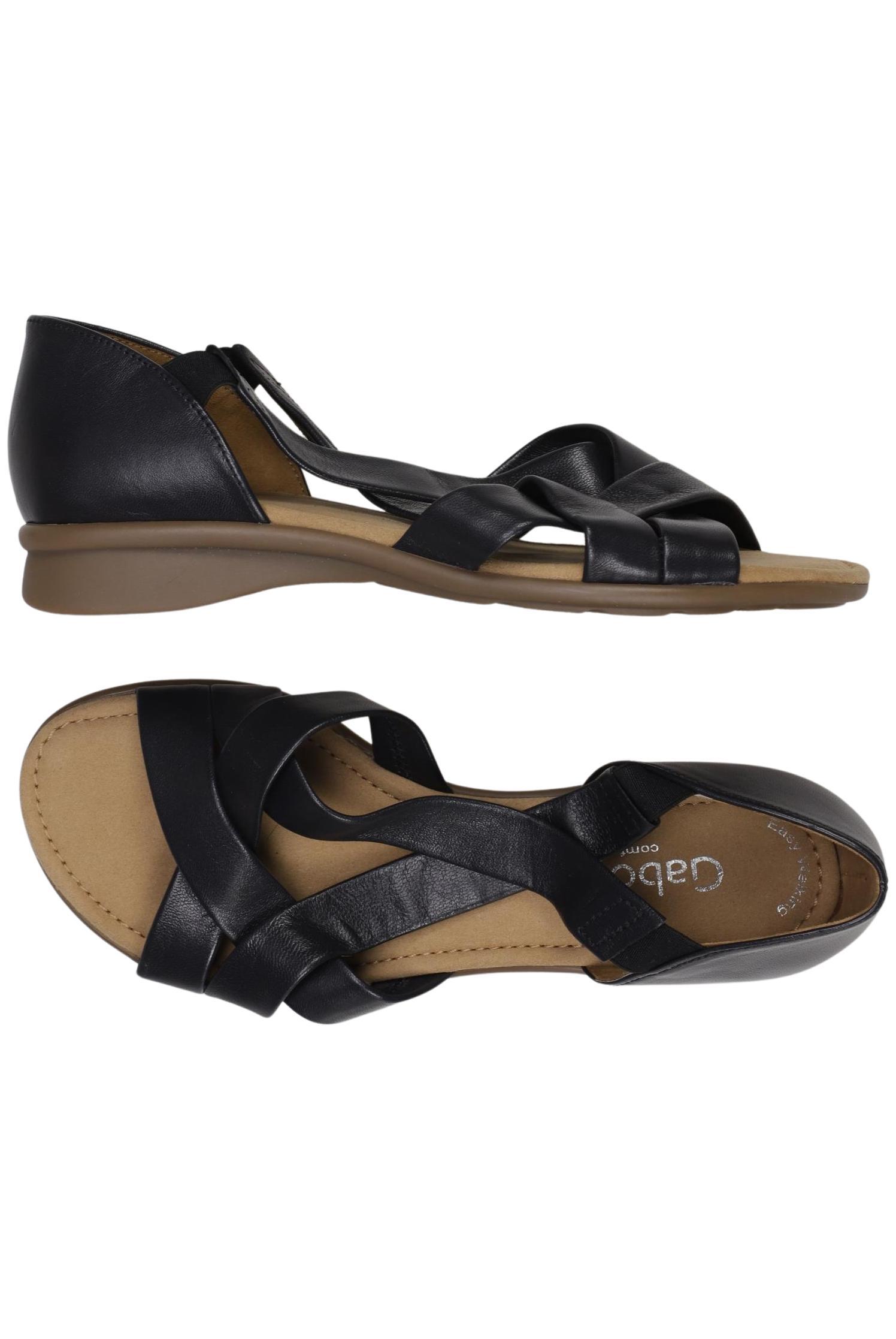 

Gabor Damen Sandale, schwarz, Gr. 6