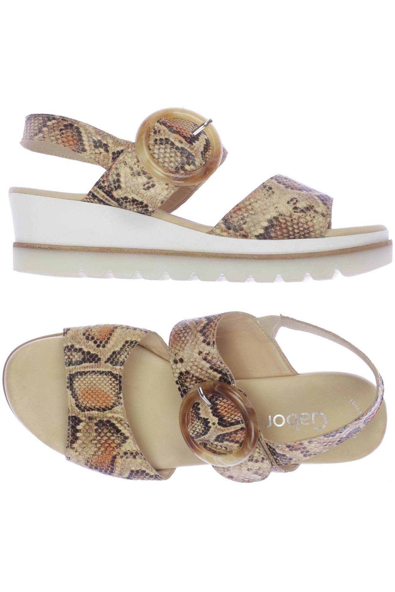 

Gabor Damen Sandale, beige, Gr. 5.5