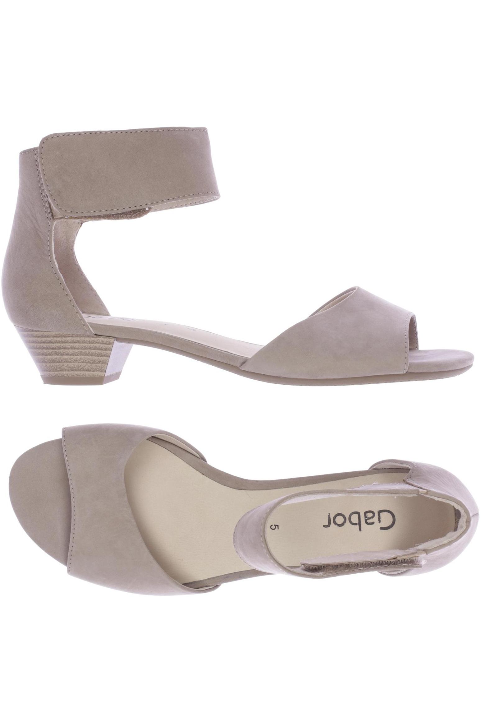 

Gabor Damen Sandale, beige, Gr. 5