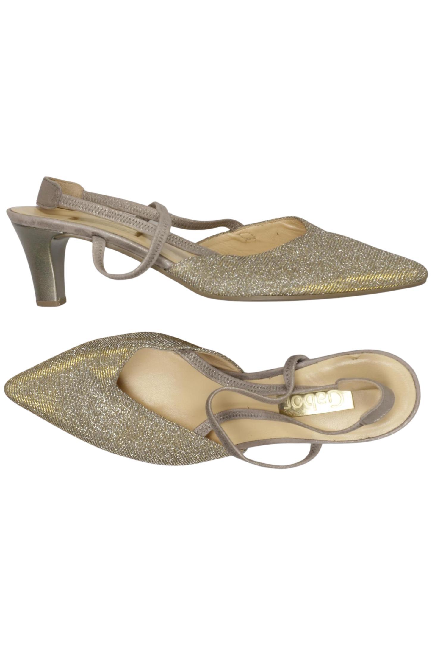 

Gabor Damen Sandale, gold, Gr. 7