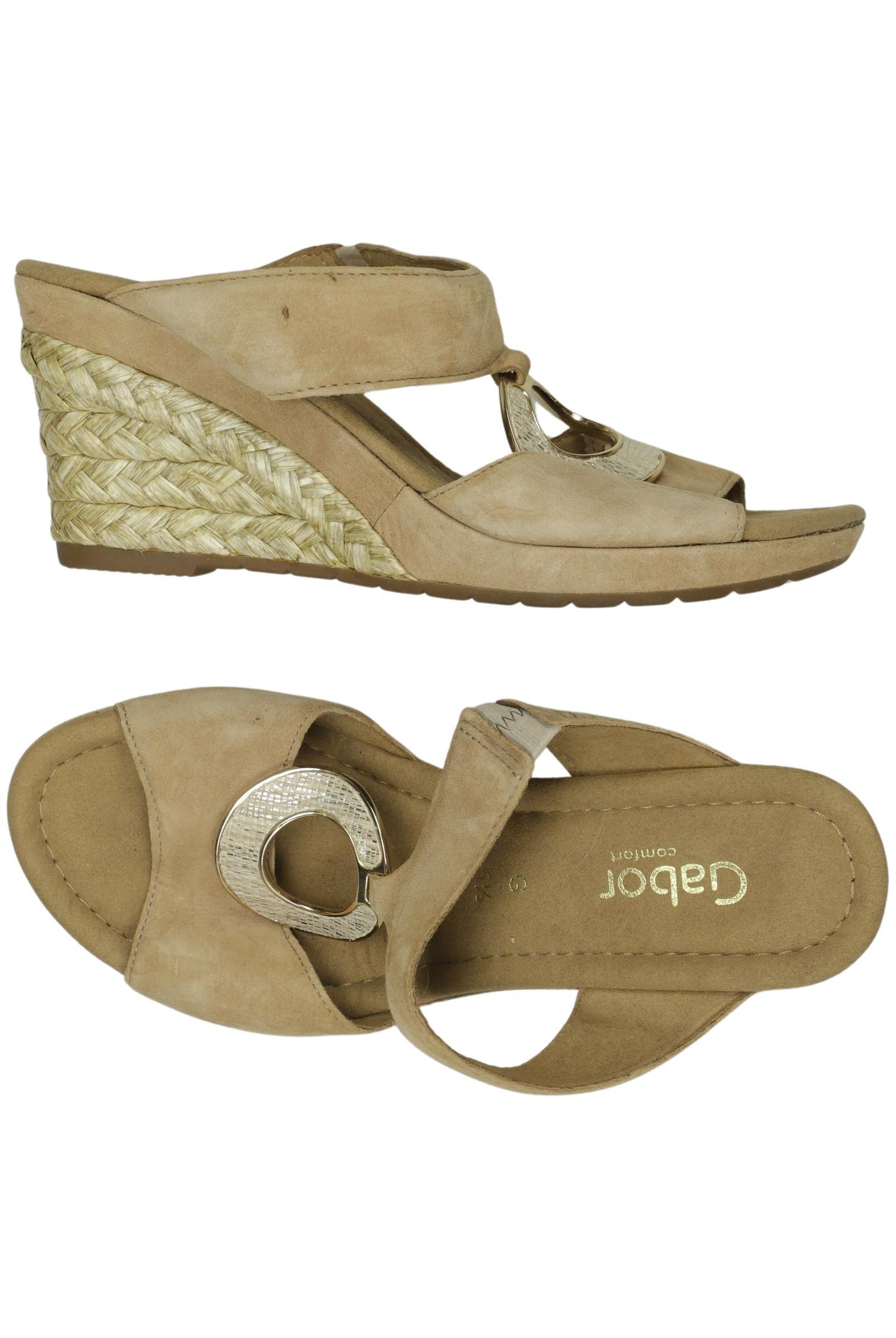 

Gabor Damen Sandale, beige, Gr. 5.5