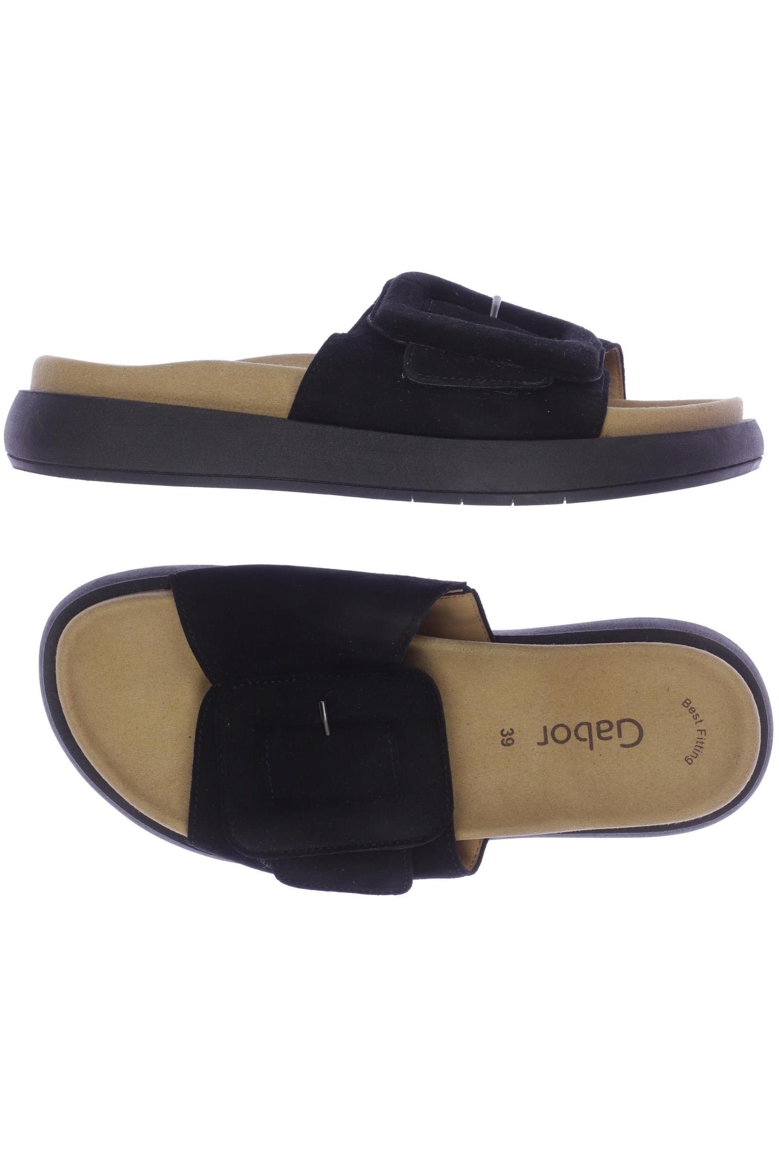 

Gabor Damen Sandale, schwarz, Gr. 39
