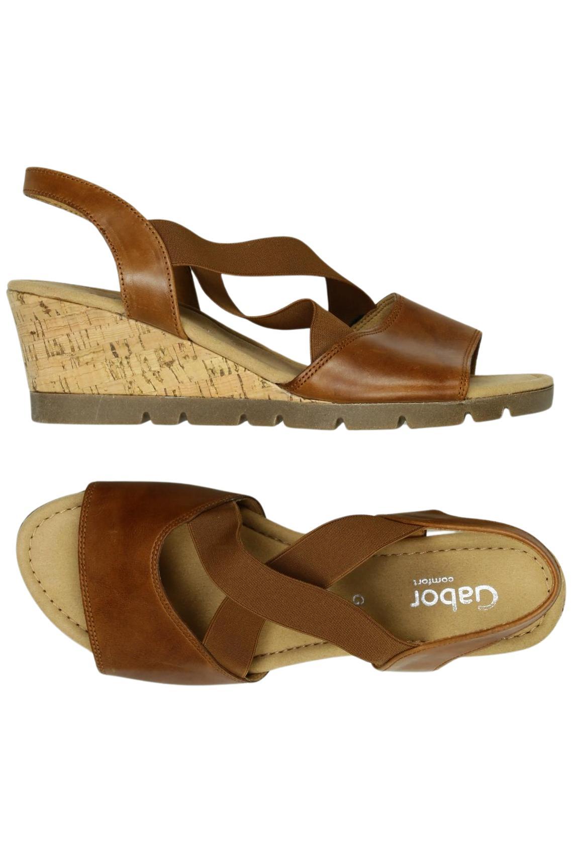 

Gabor Damen Sandale, braun, Gr. 6.5