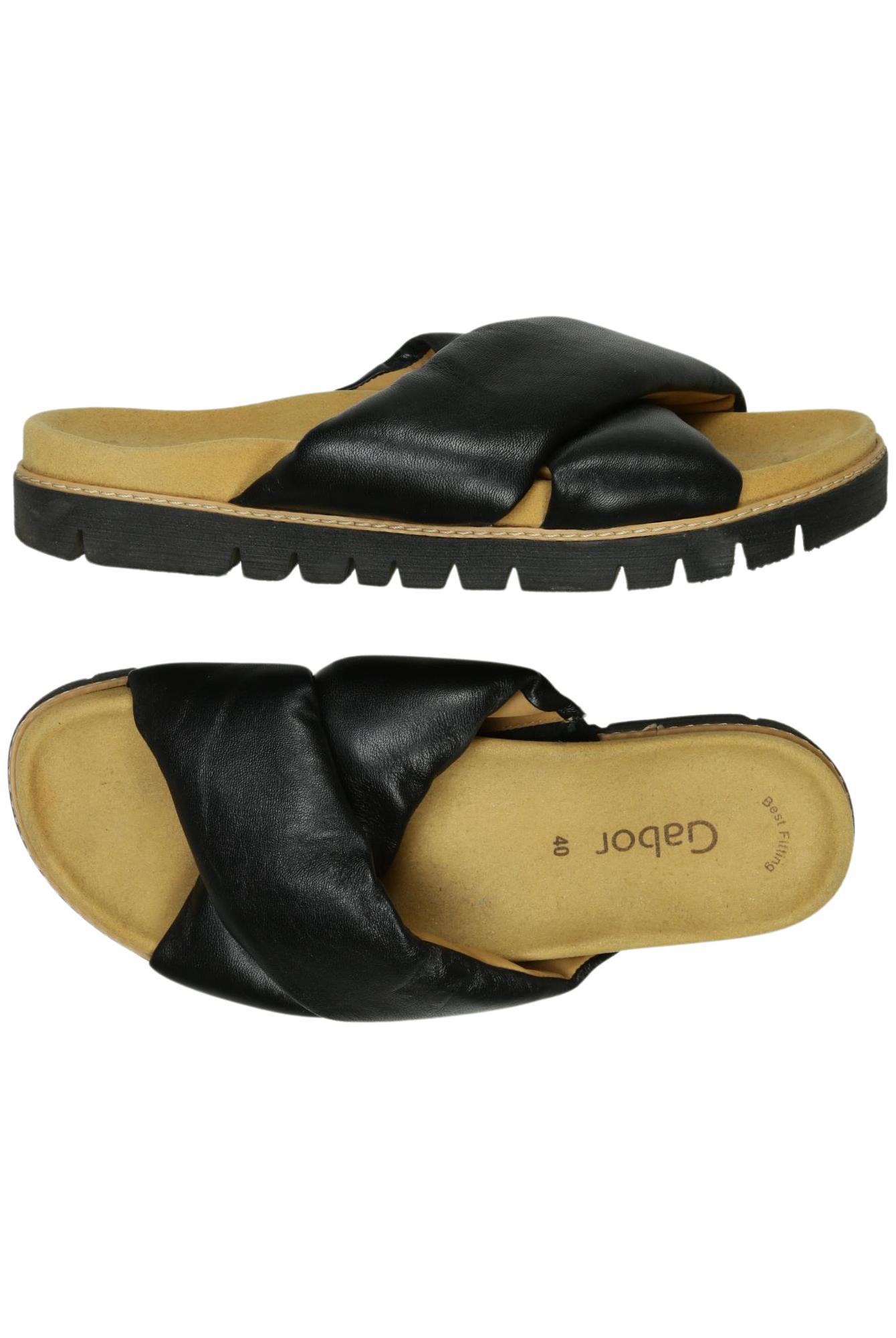 

Gabor Damen Sandale, schwarz, Gr. 40