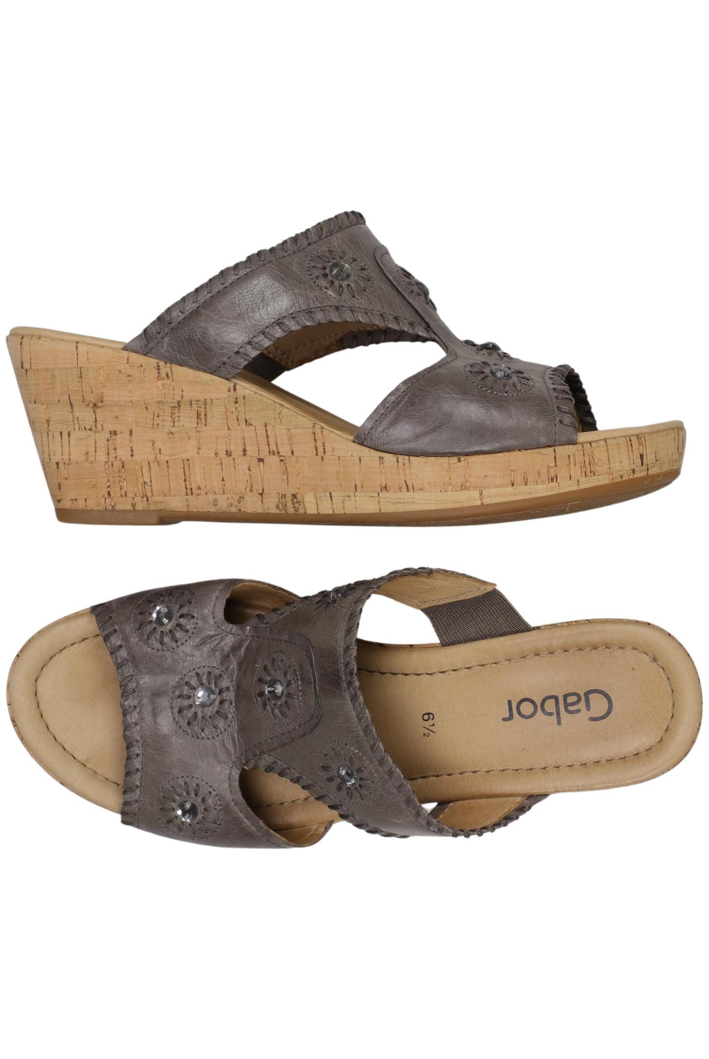 

Gabor Damen Sandale, grau, Gr. 6.5