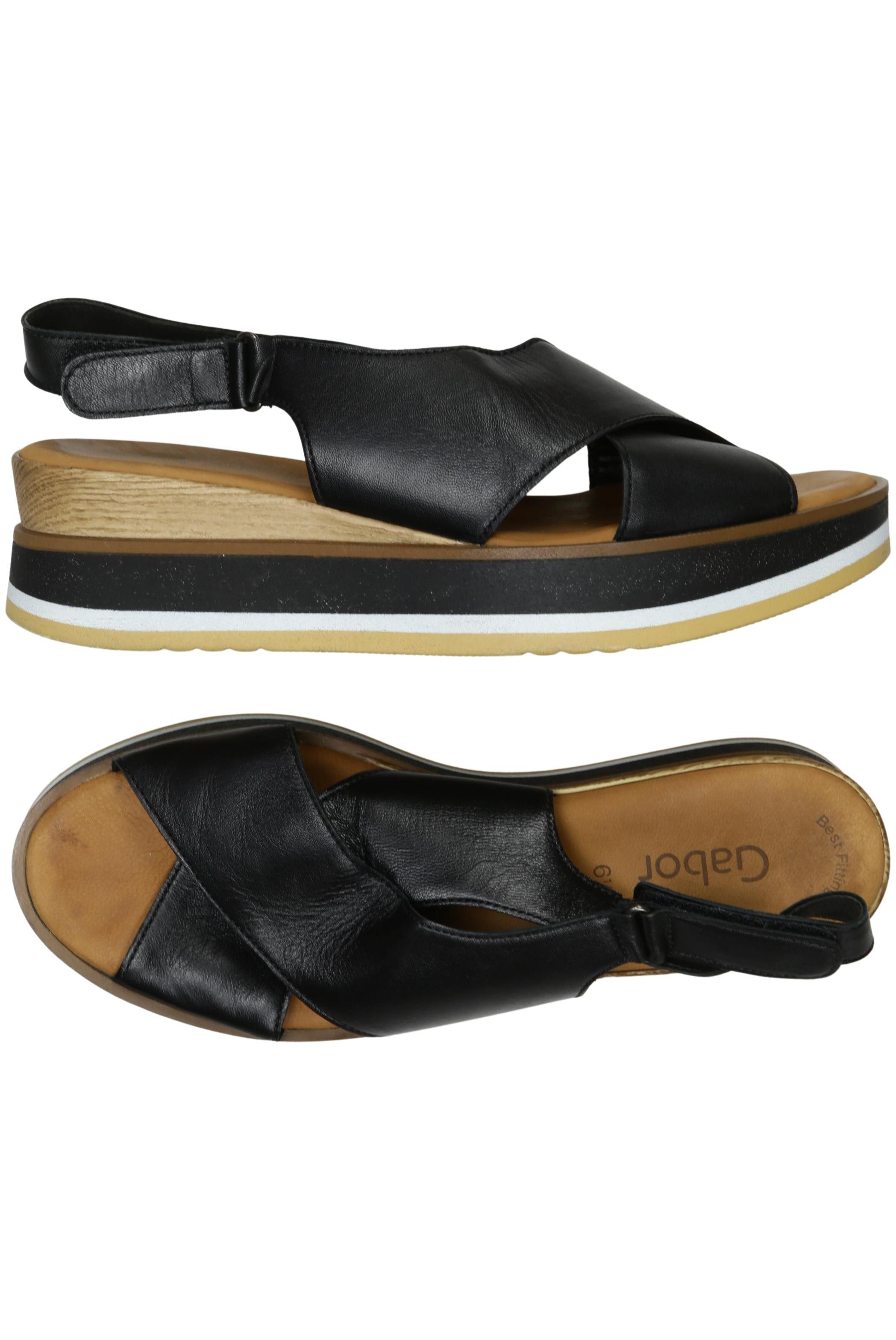 

Gabor Damen Sandale, schwarz, Gr. 6.5