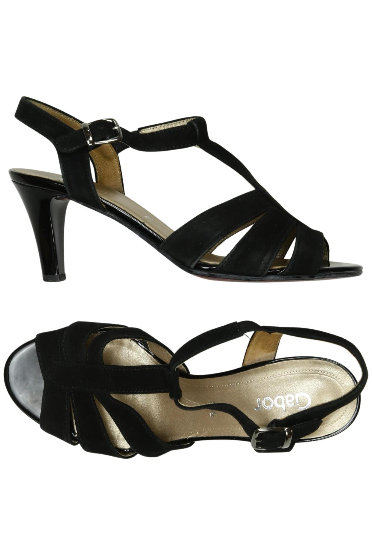 

Gabor Damen Sandale, schwarz, Gr. 5.5