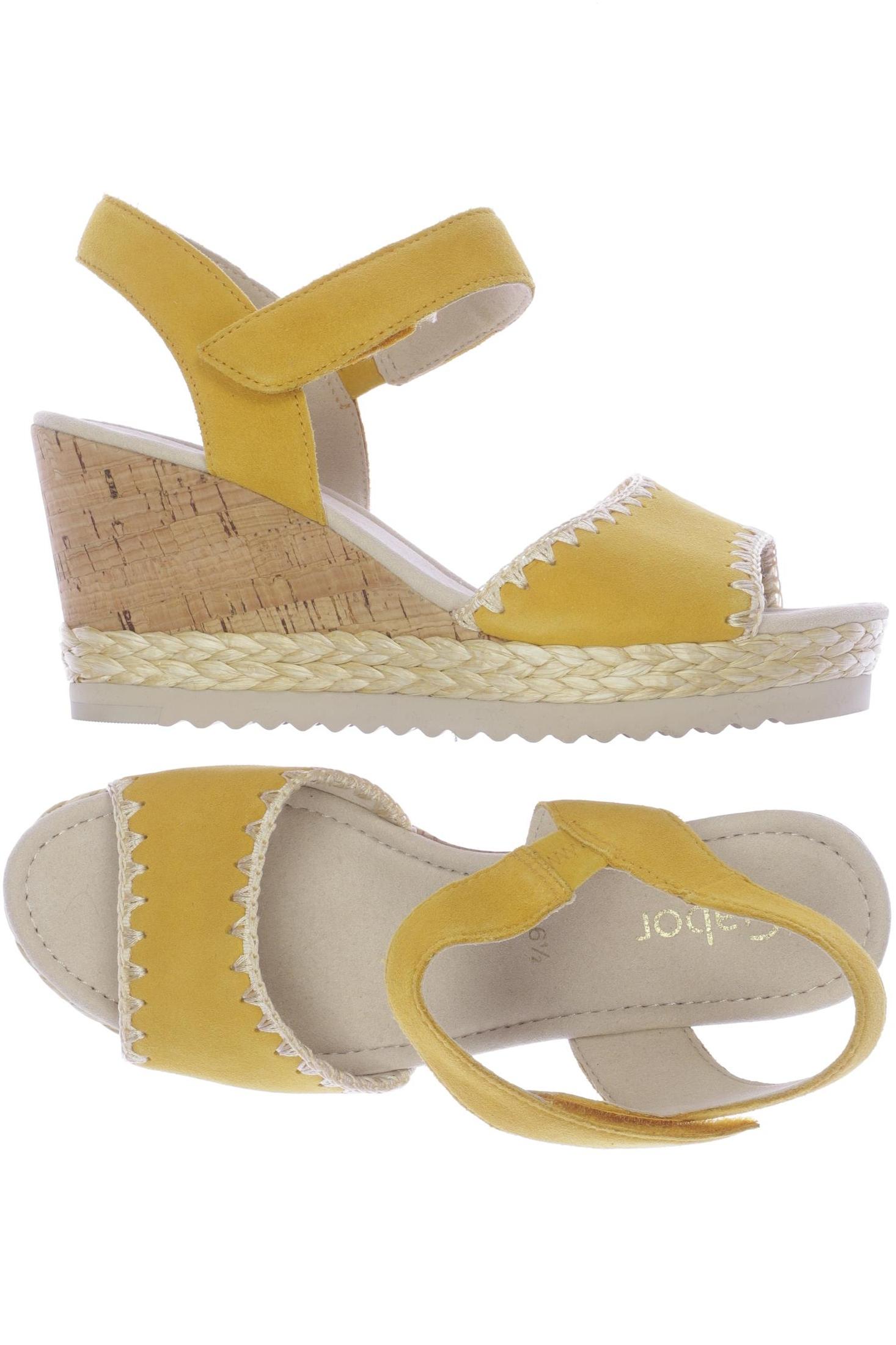 

Gabor Damen Sandale, gelb, Gr. 6.5