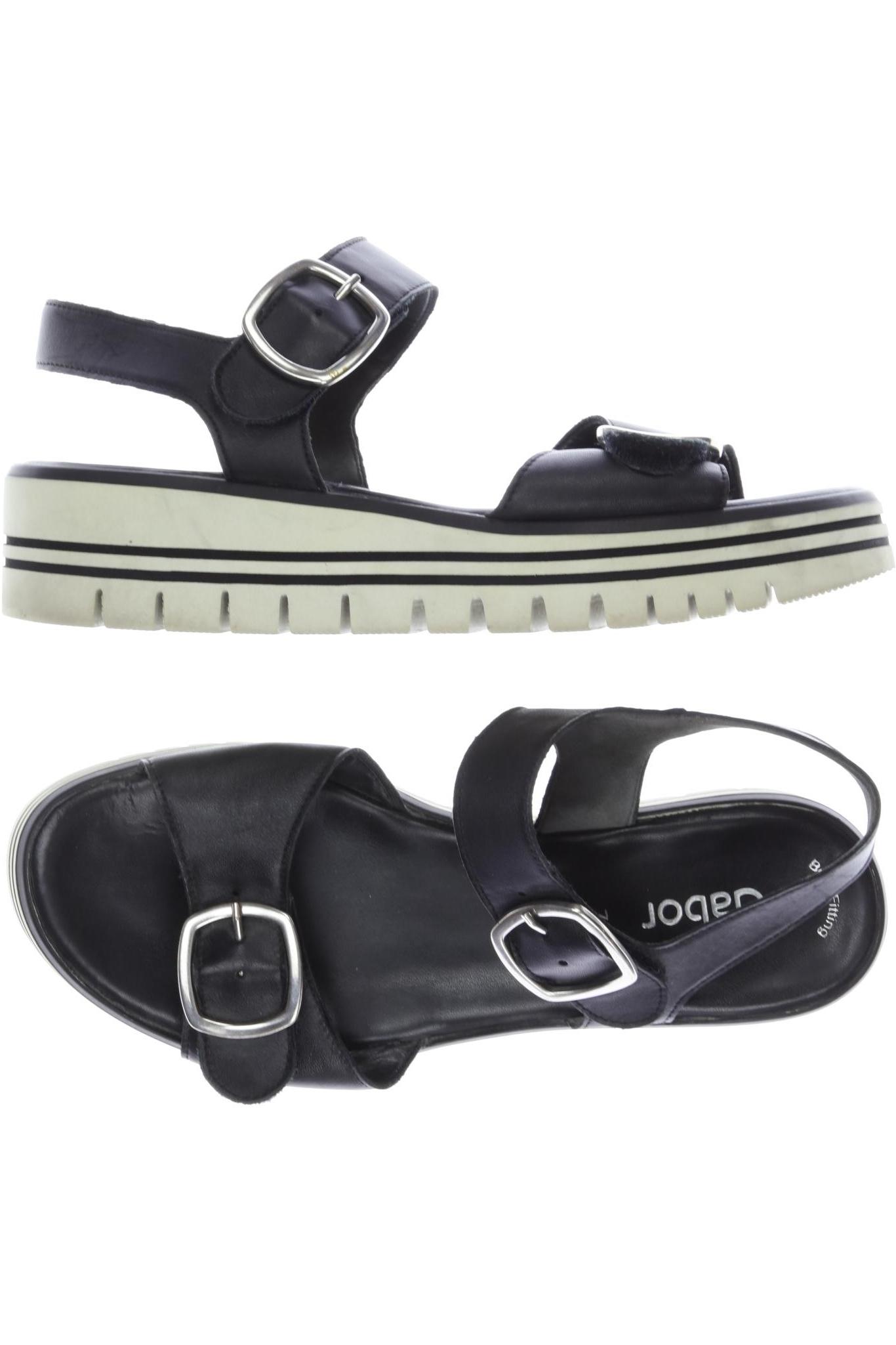 

Gabor Damen Sandale, schwarz, Gr. 7.5