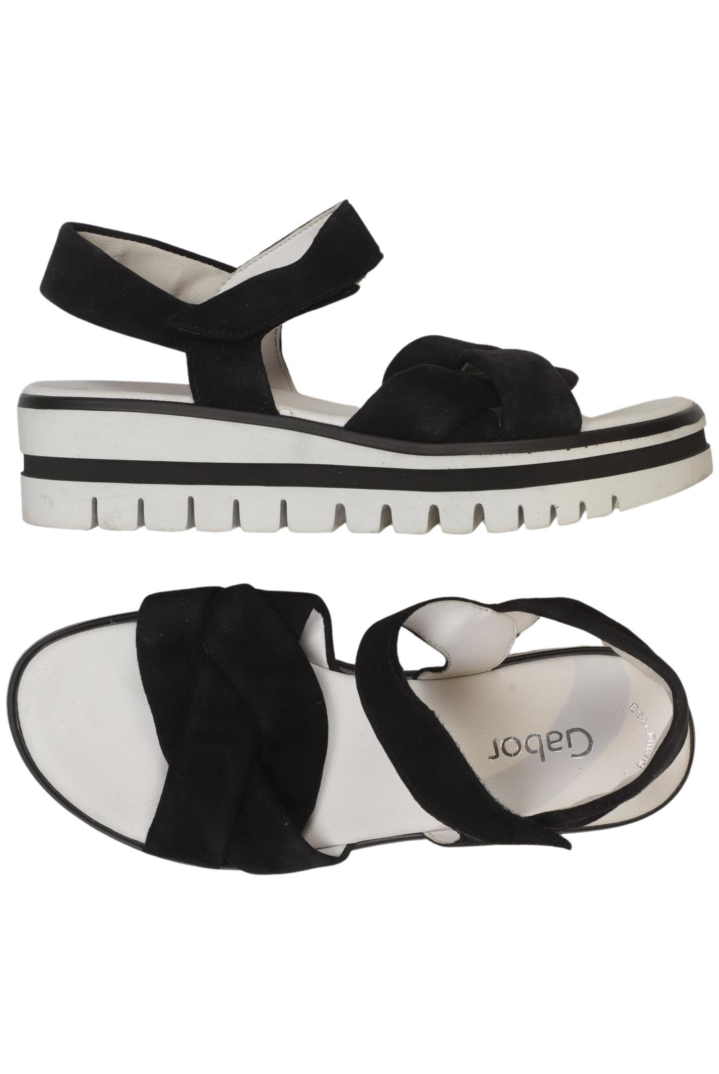 

Gabor Damen Sandale, schwarz, Gr. 5.5