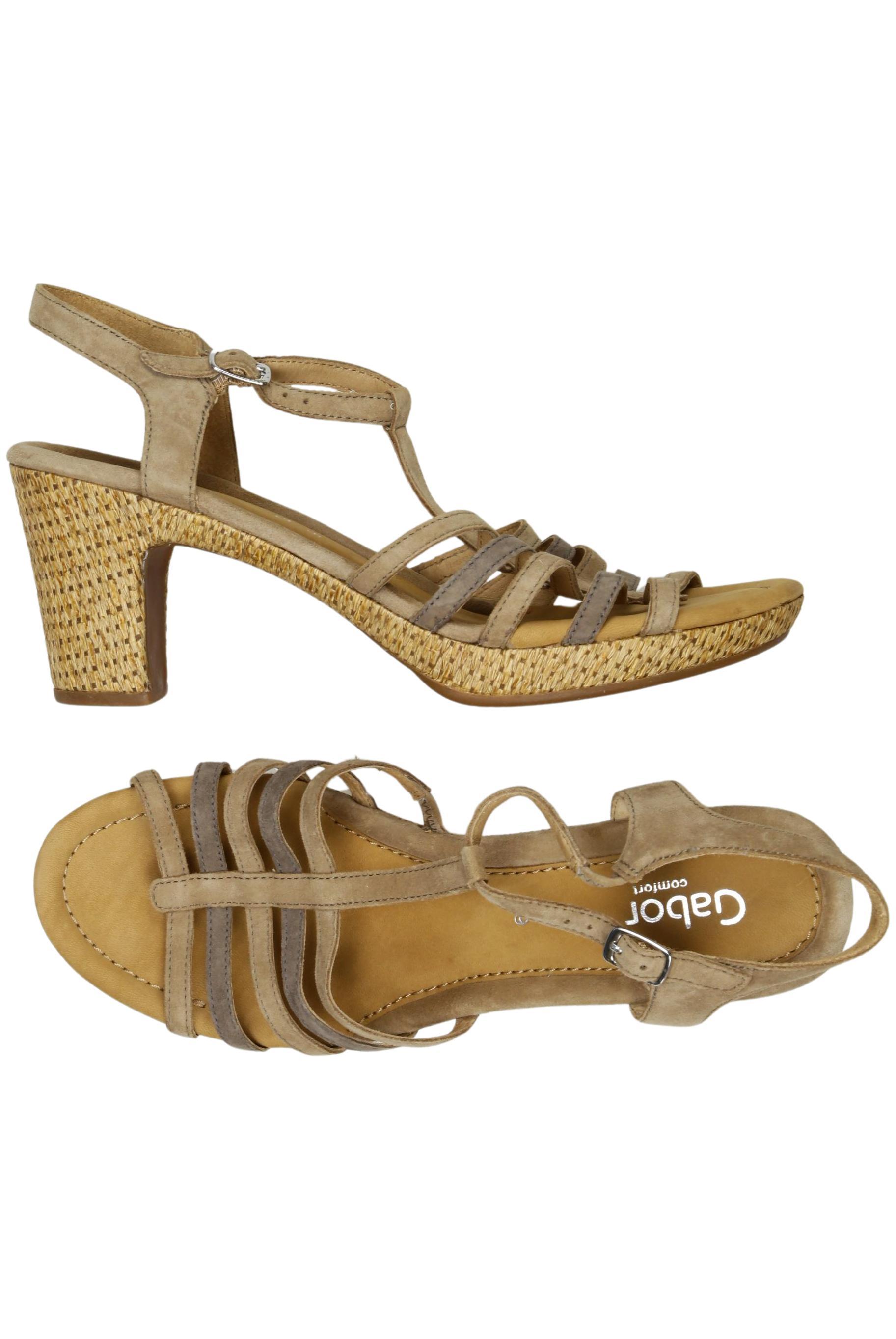 

Gabor Damen Sandale, beige, Gr. 9