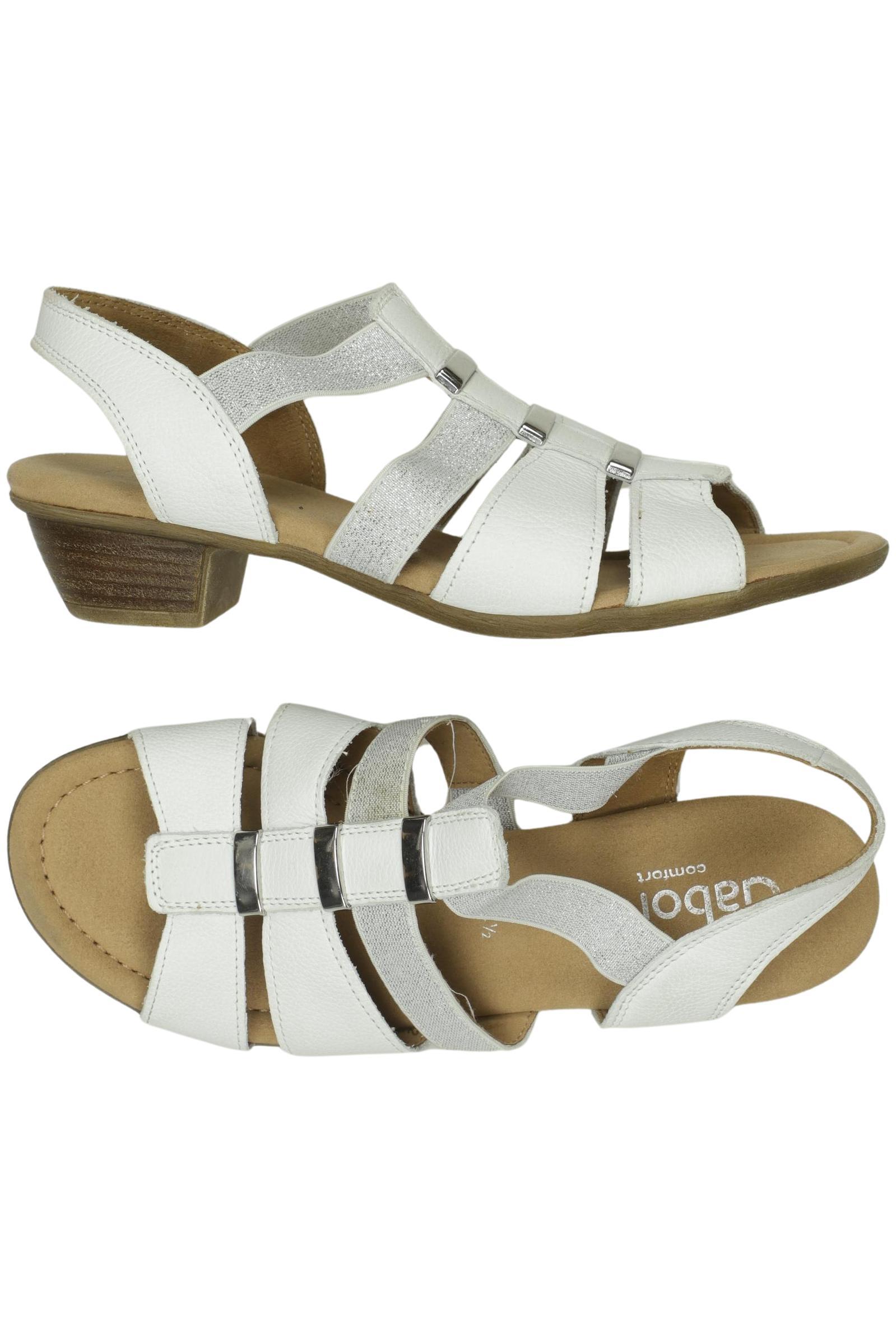 

Gabor Damen Sandale, weiß, Gr. 4.5