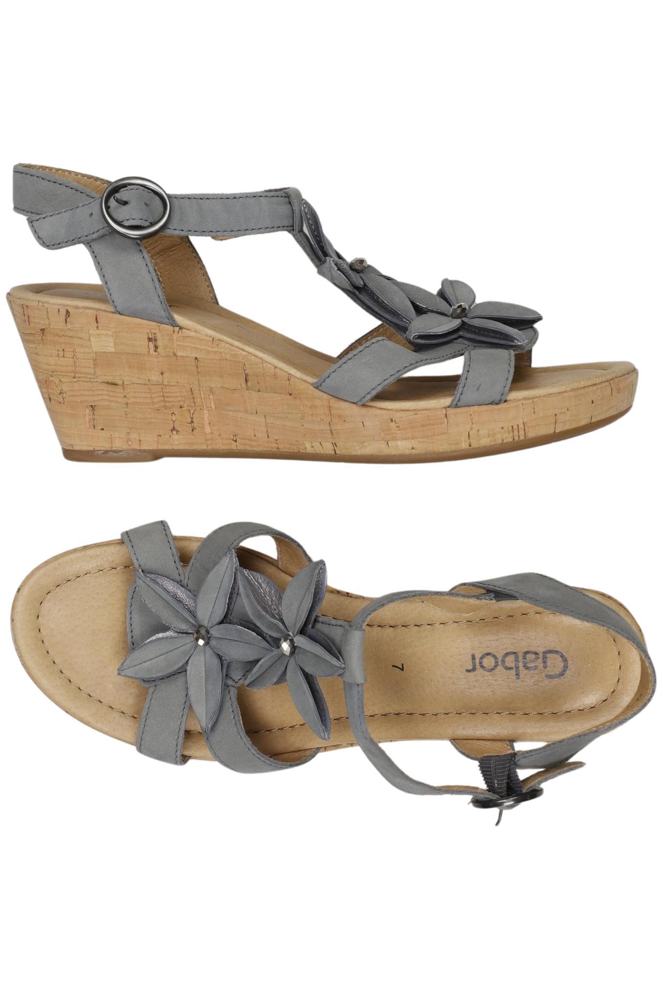 

Gabor Damen Sandale, grau, Gr. 7