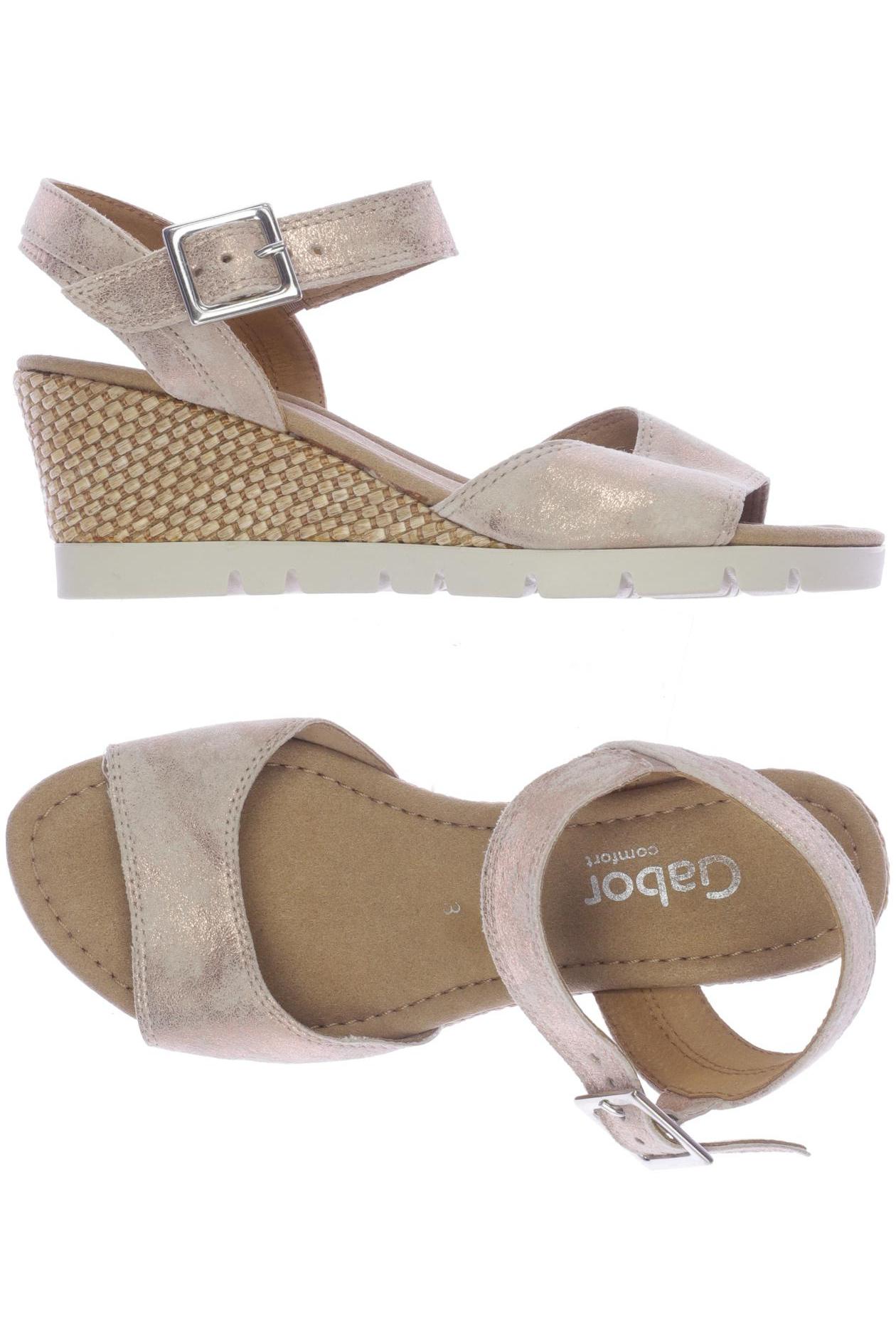 

Gabor Damen Sandale, beige, Gr. 3