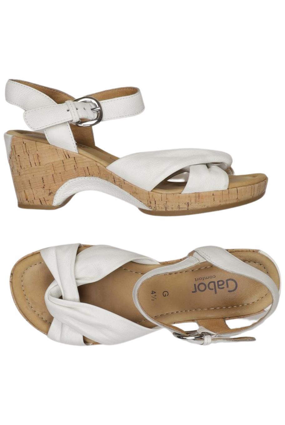 

Gabor Damen Sandale, weiß, Gr. 4.5