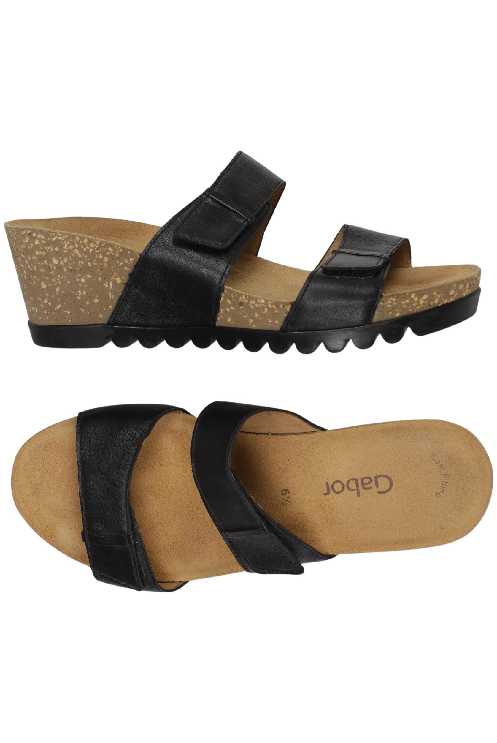 

Gabor Damen Sandale, schwarz, Gr. 6.5