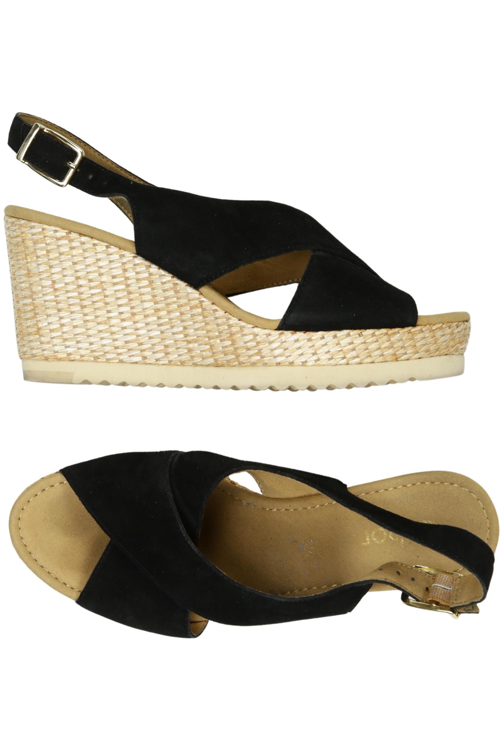 

Gabor Damen Sandale, schwarz, Gr. 6.5