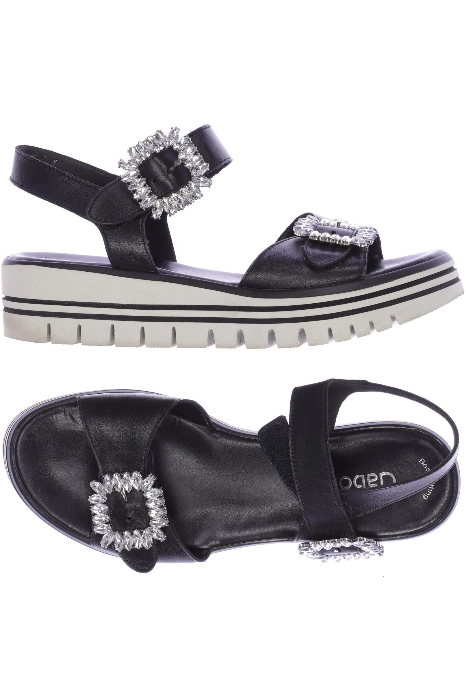 

Gabor Damen Sandale, schwarz, Gr. 7.5