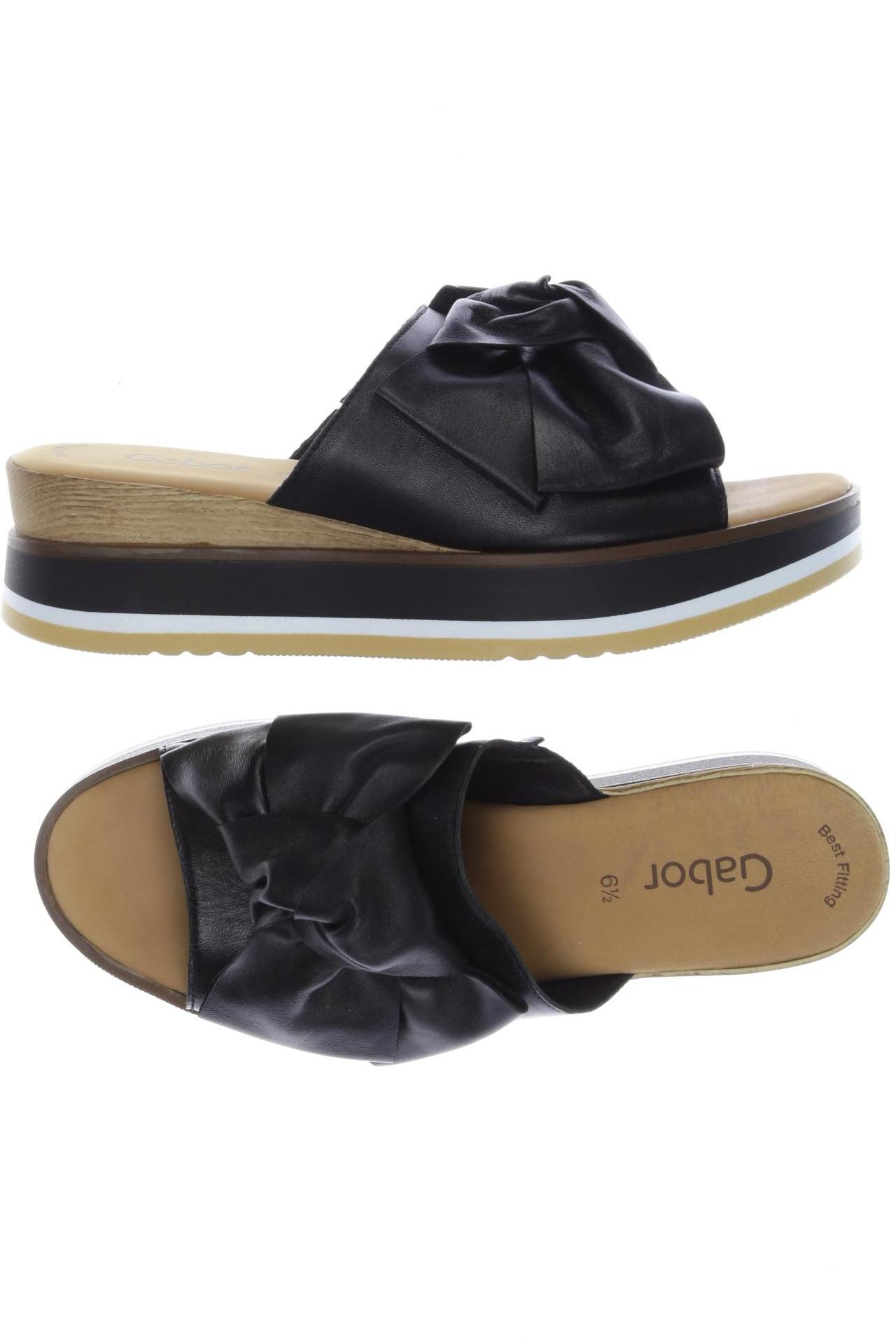 

Gabor Damen Sandale, schwarz, Gr. 6.5