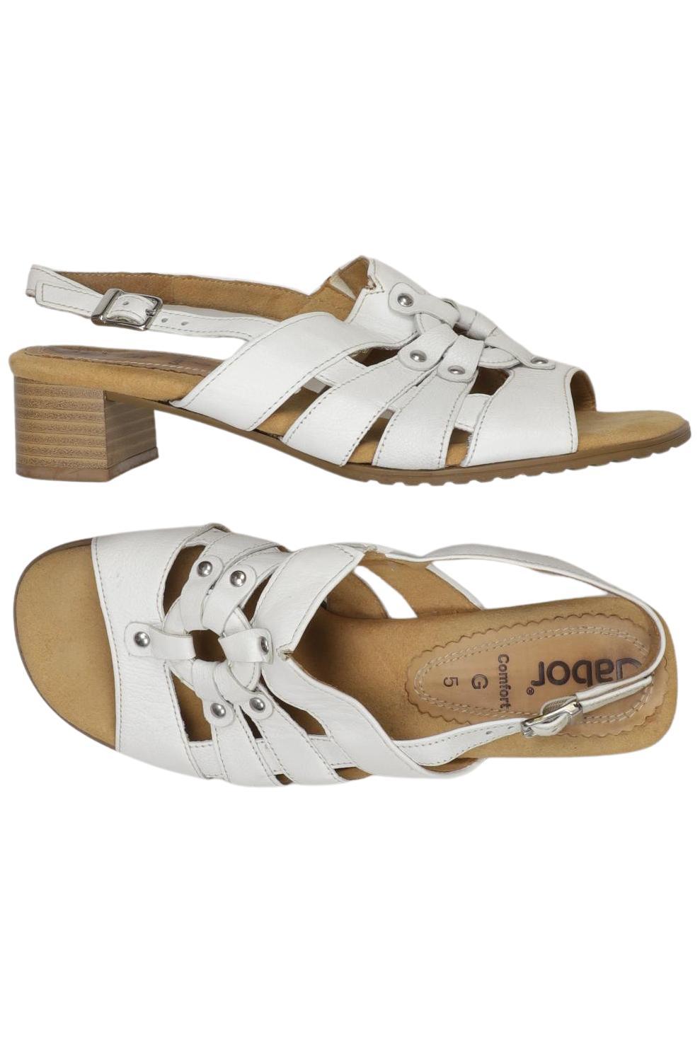 

Gabor Damen Sandale, weiß, Gr. 5