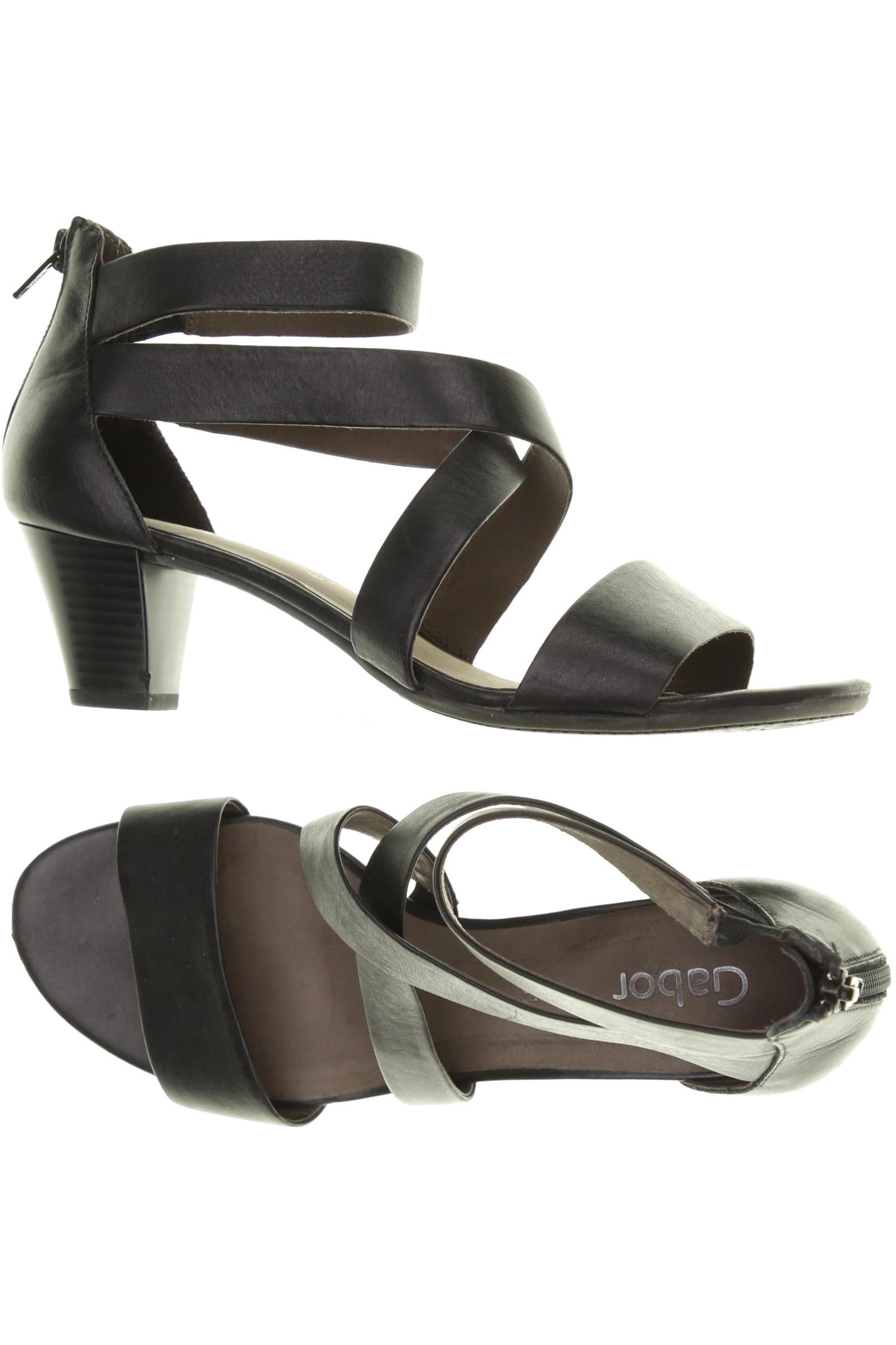 

Gabor Damen Sandale, schwarz, Gr. 6.5