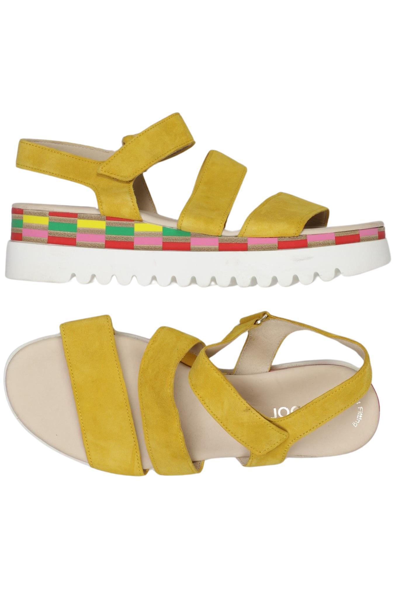 

Gabor Damen Sandale, gelb, Gr. 6.5