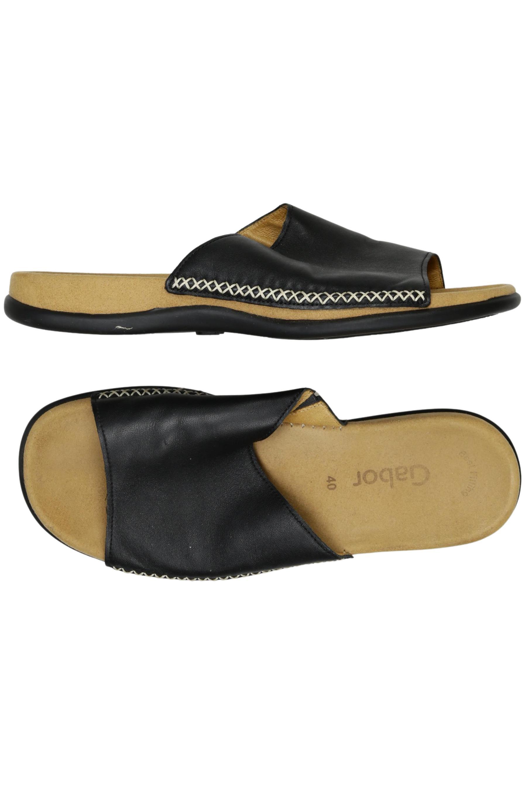 

Gabor Damen Sandale, schwarz, Gr. 40