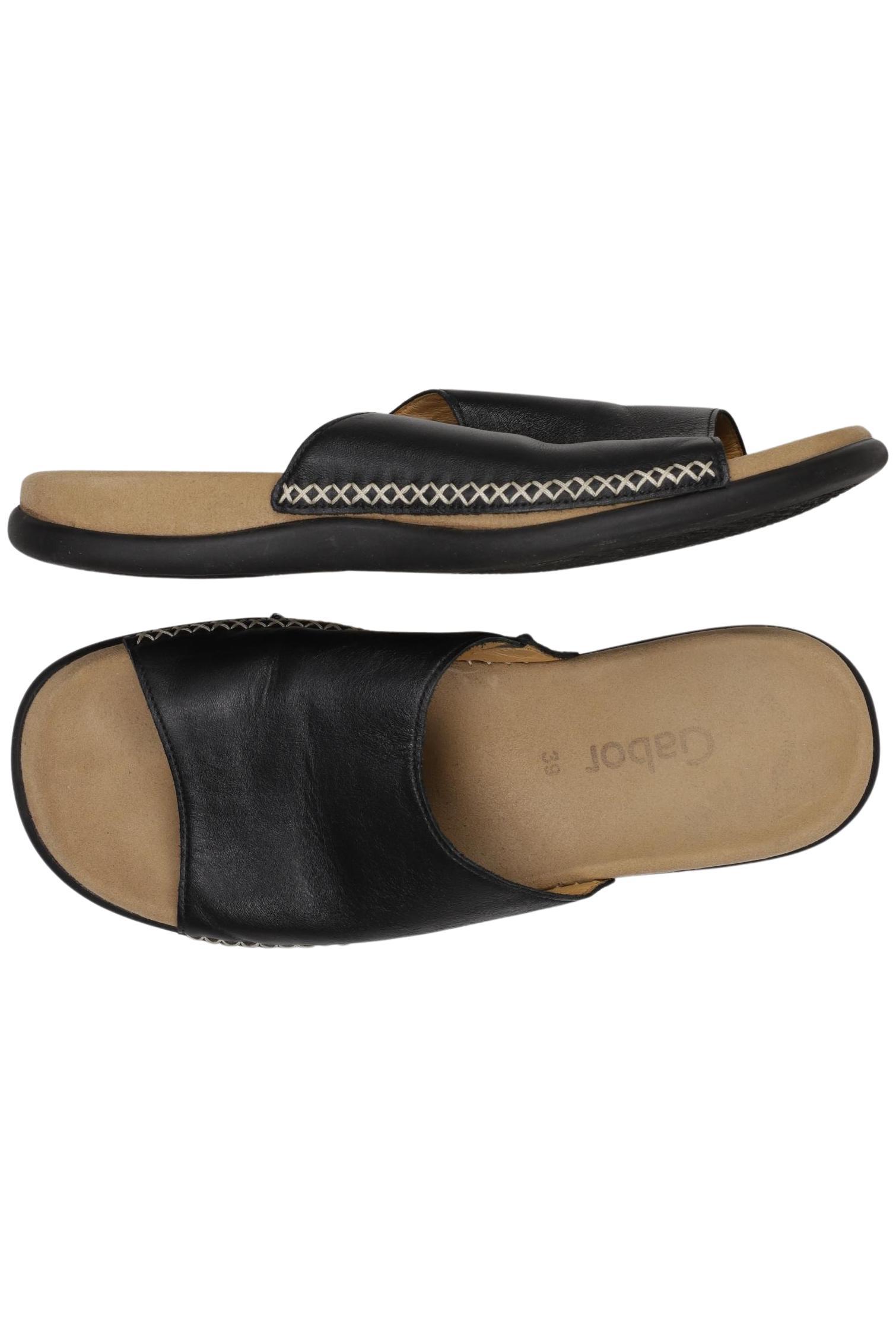 

Gabor Damen Sandale, schwarz, Gr. 39