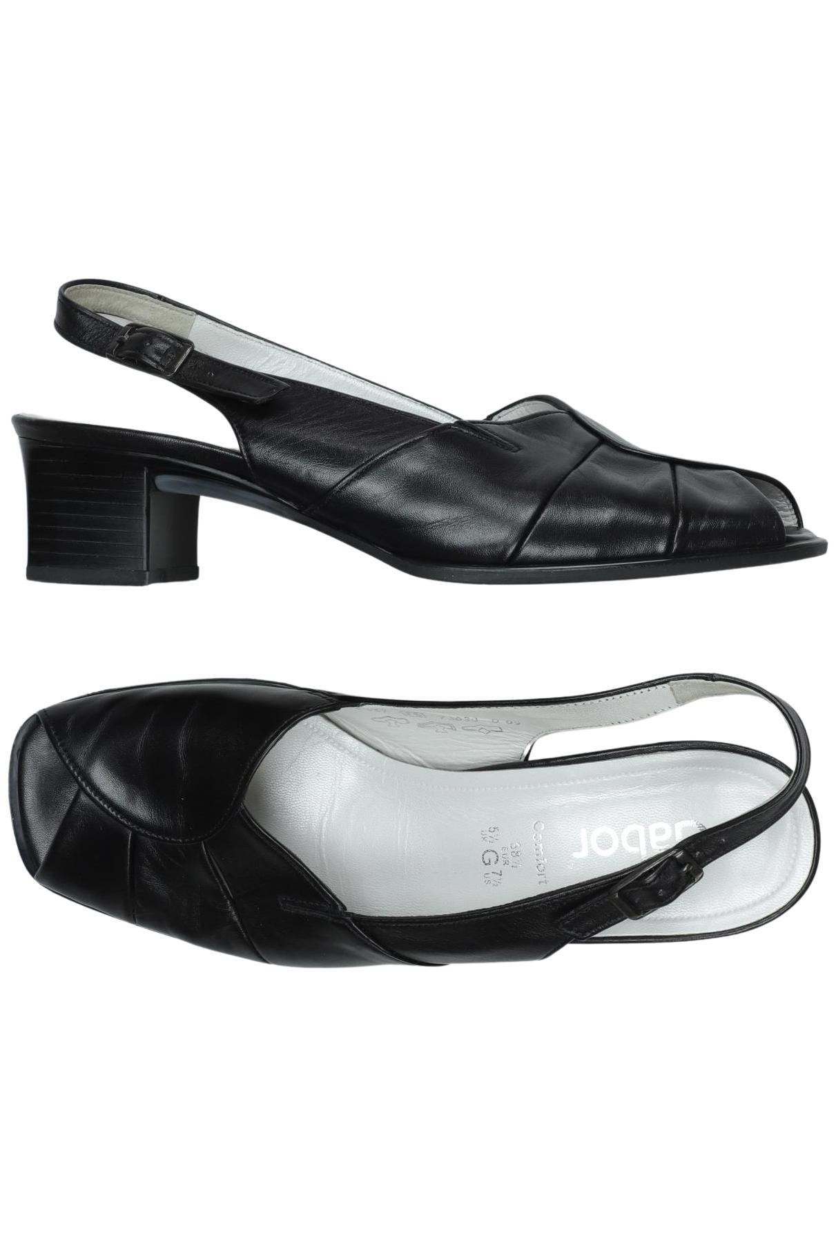 

Gabor Damen Sandale, schwarz, Gr. 38.5