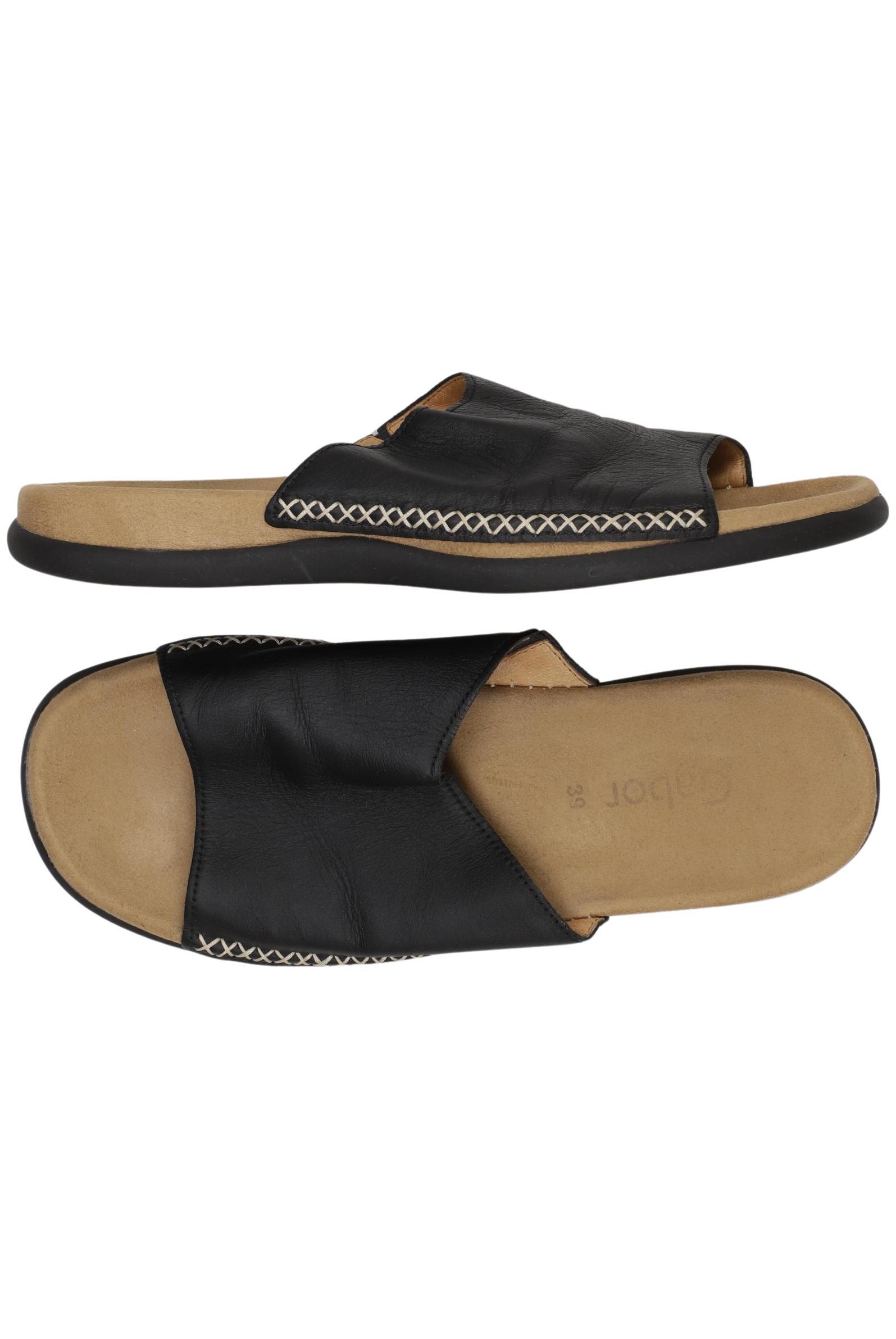 

Gabor Damen Sandale, schwarz, Gr. 39